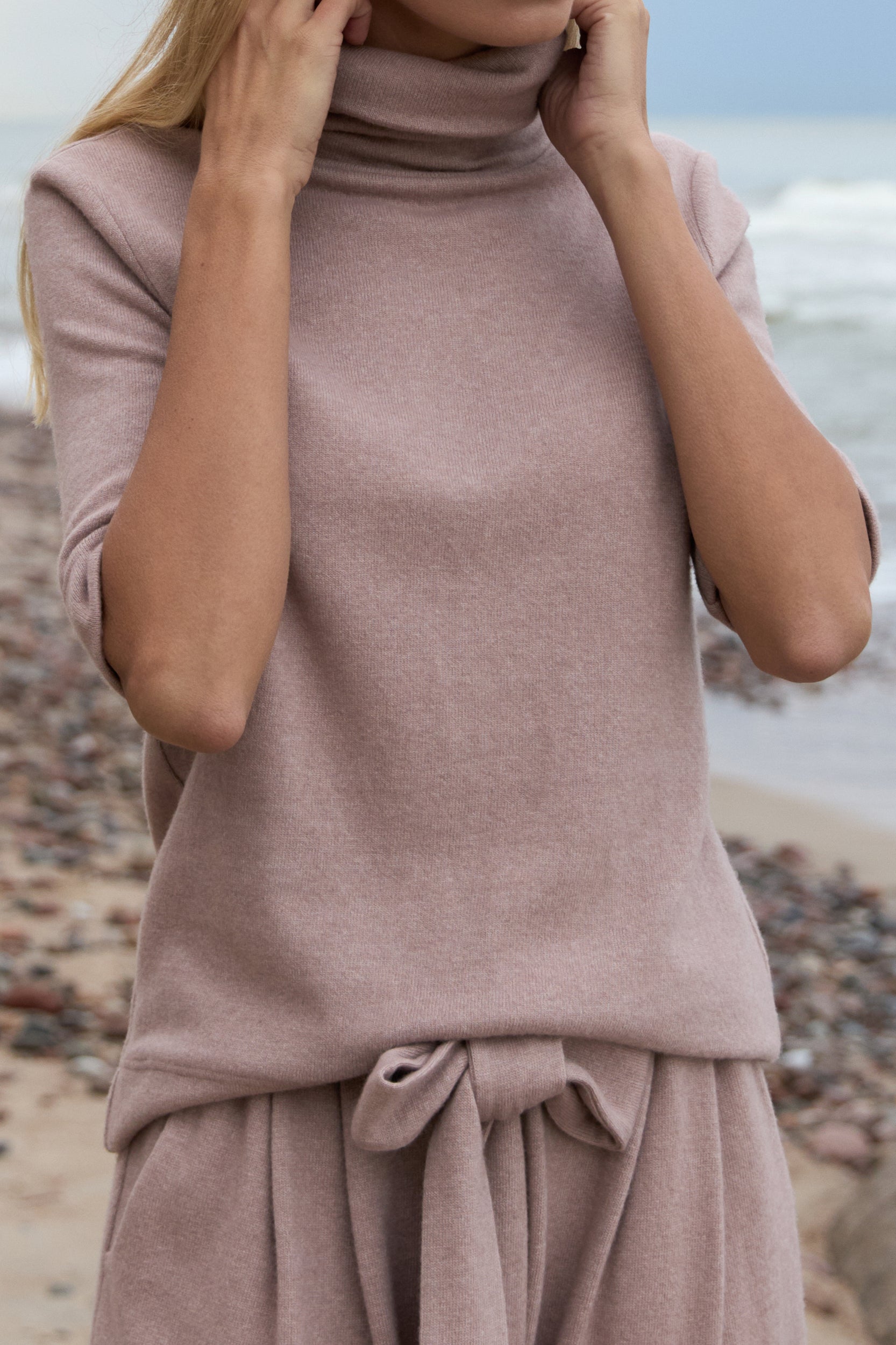 Semel Turtleneck in Dusty Pink