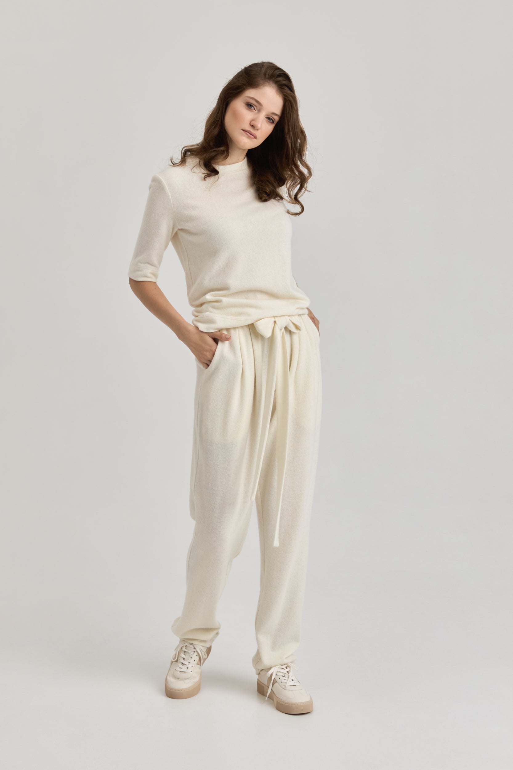 Loungewear Set in Ivory White