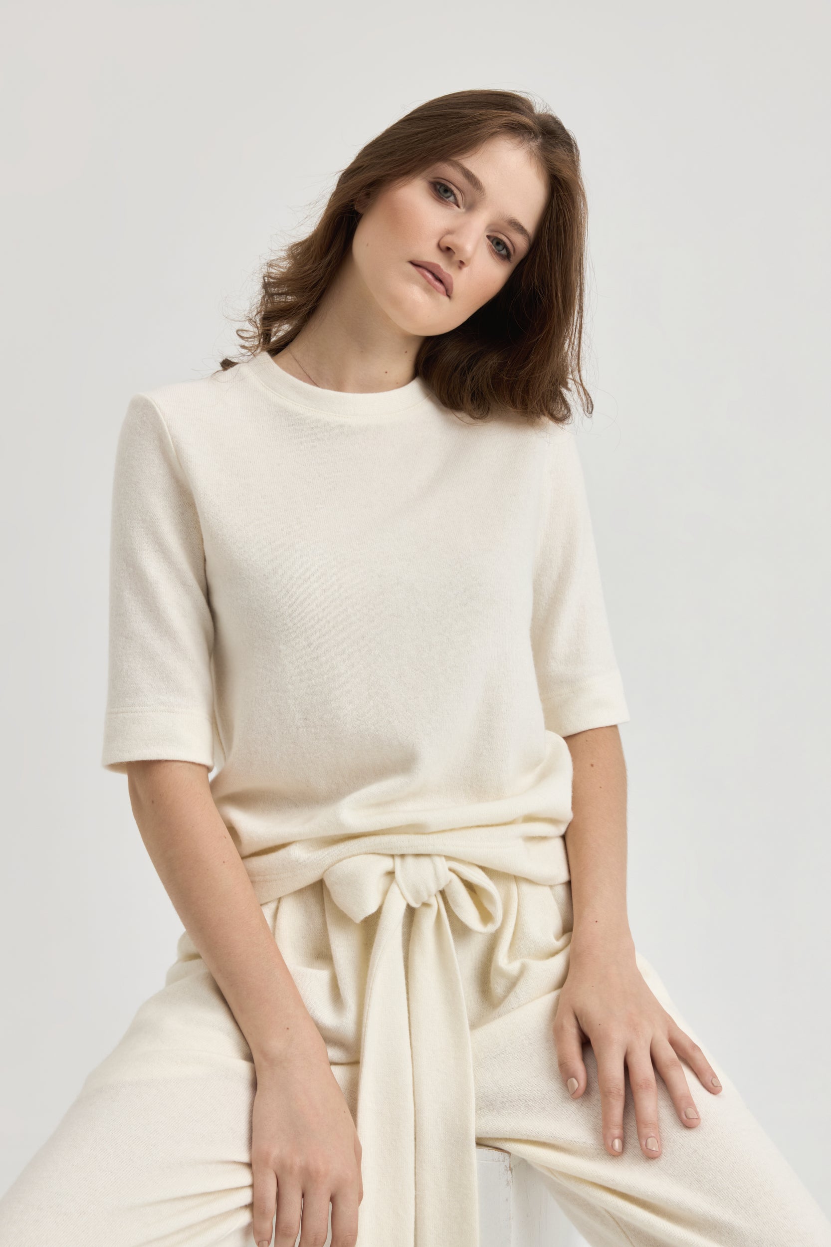 Loungewear Set in Ivory White