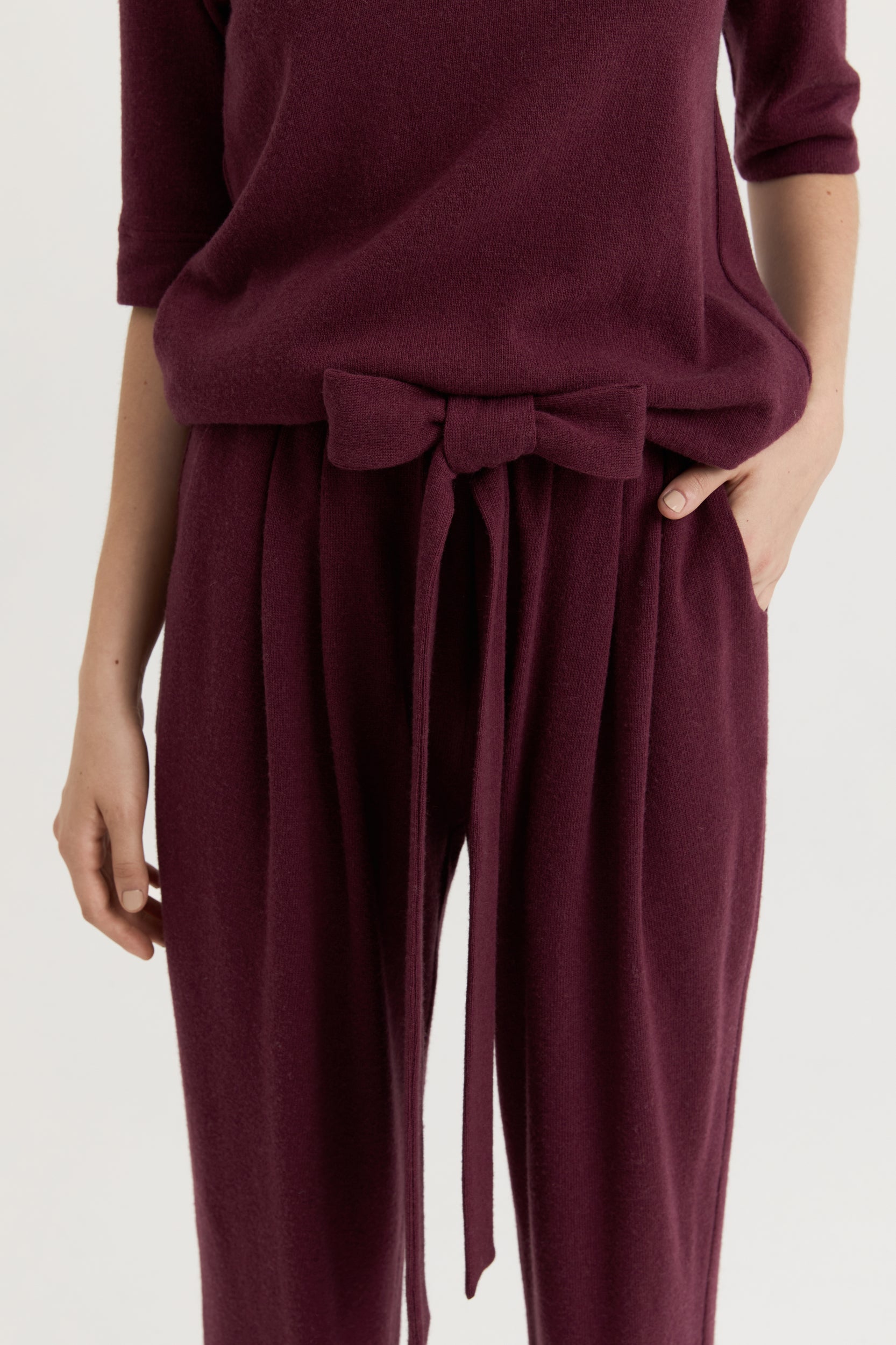Loungewear Set in Burgundy