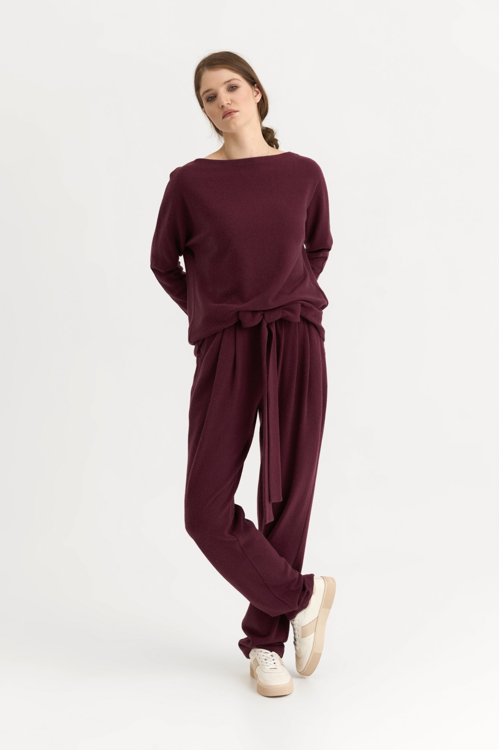 Loungewear Set in Burgundy