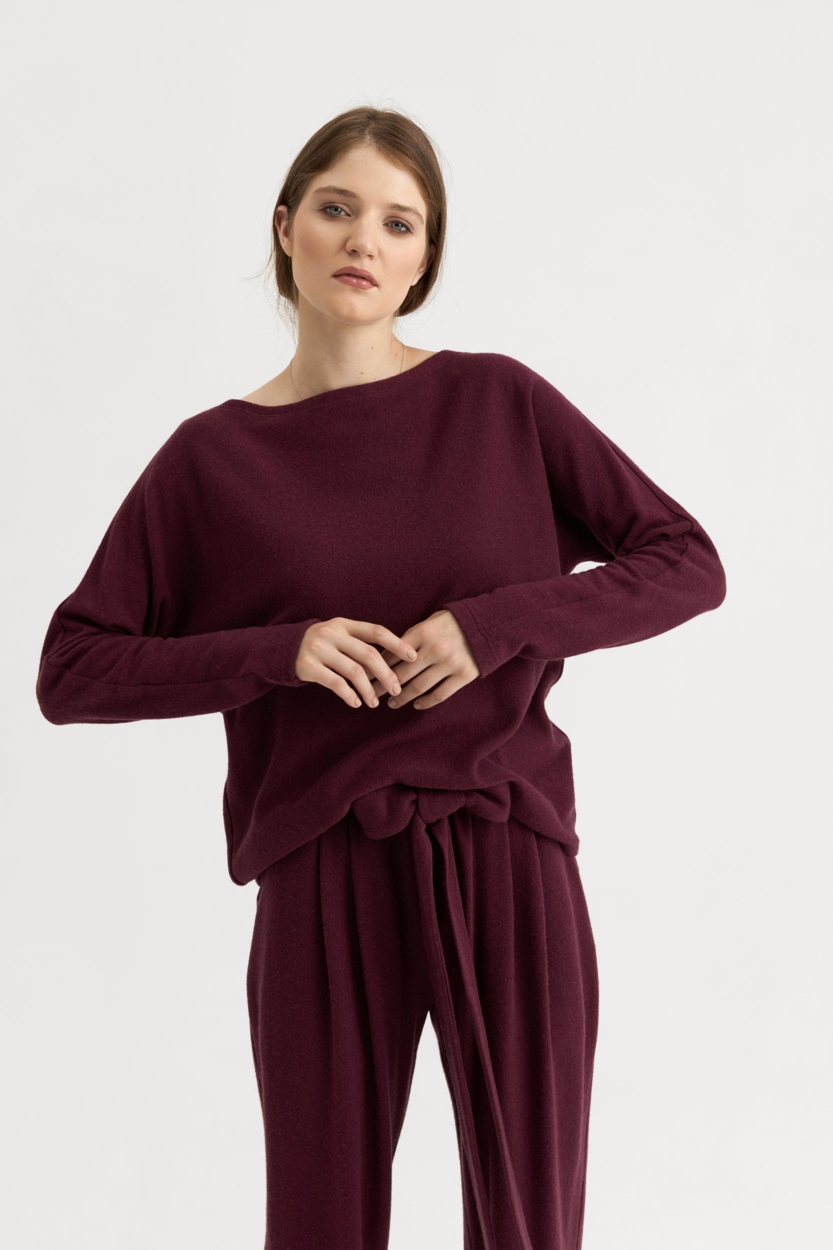 Loungewear Set in Burgundy