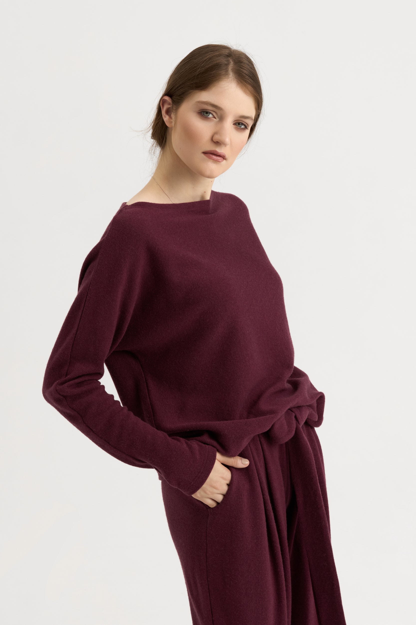 Loungewear Set in Burgundy