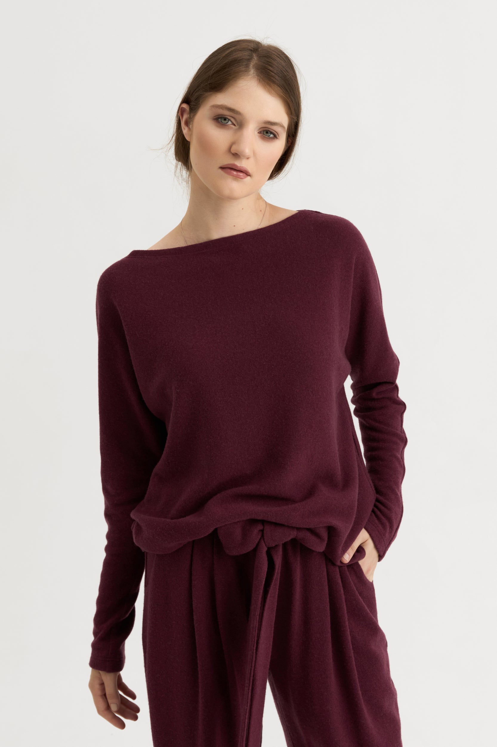 Loungewear Set in Burgundy