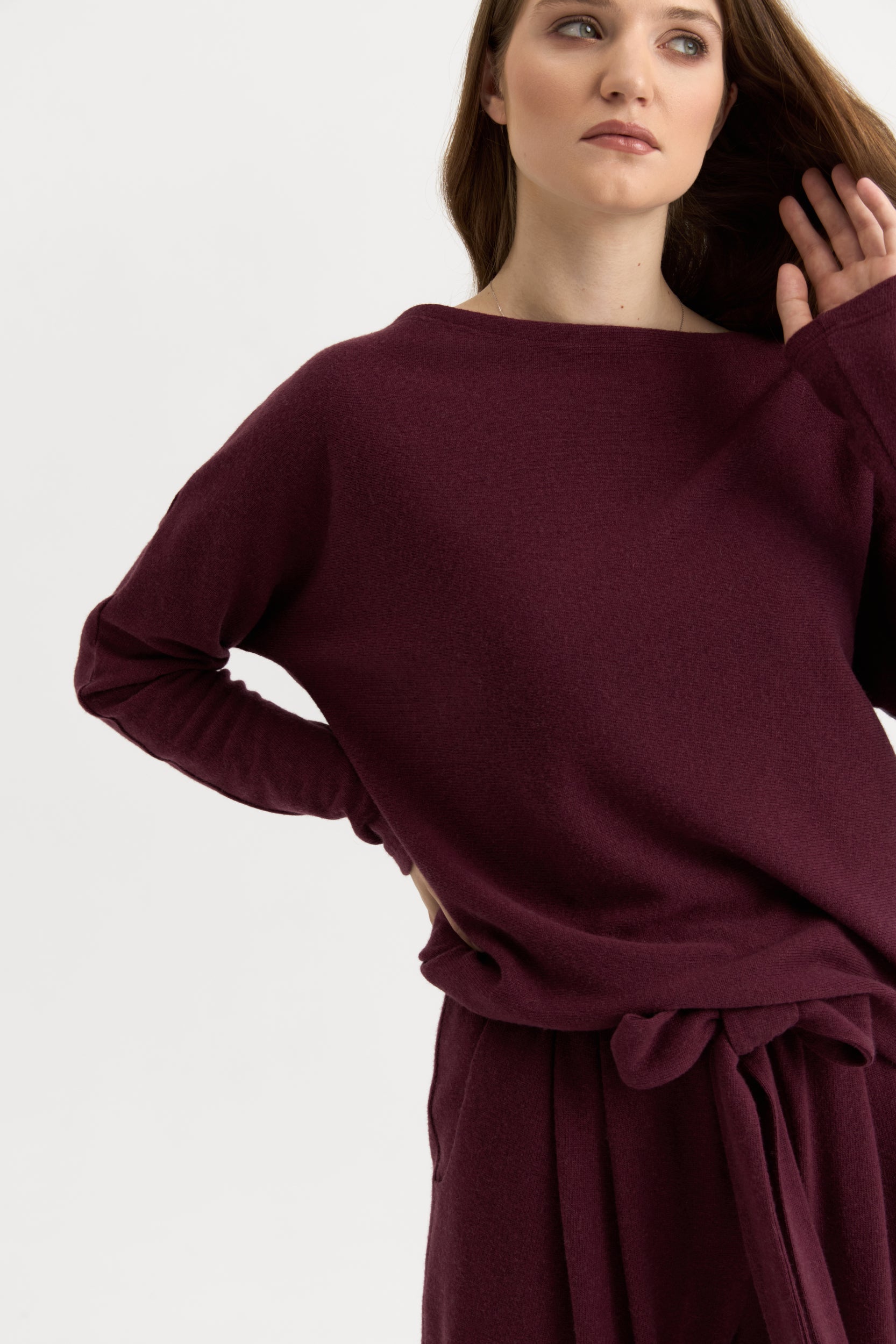 Loungewear Set in Burgundy