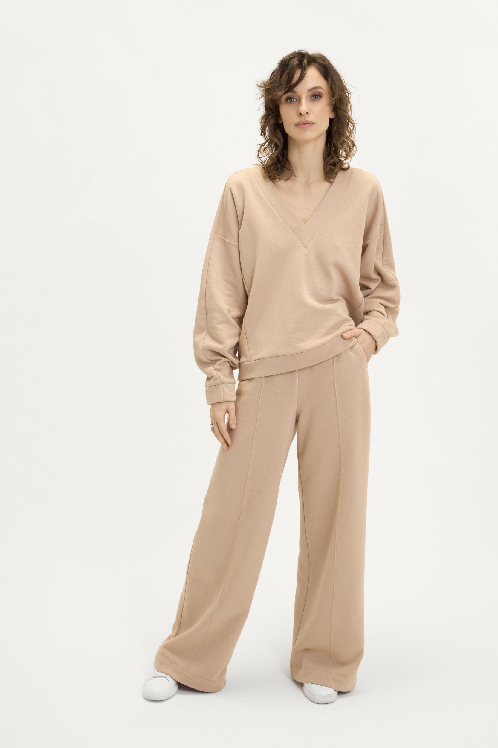 Loungewear Set in Light Brown
