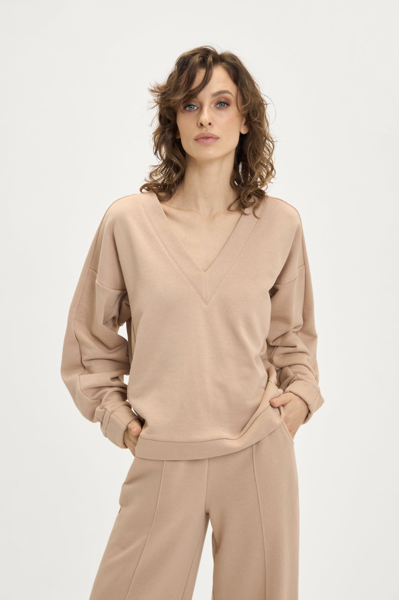 Loungewear Set in Light Brown