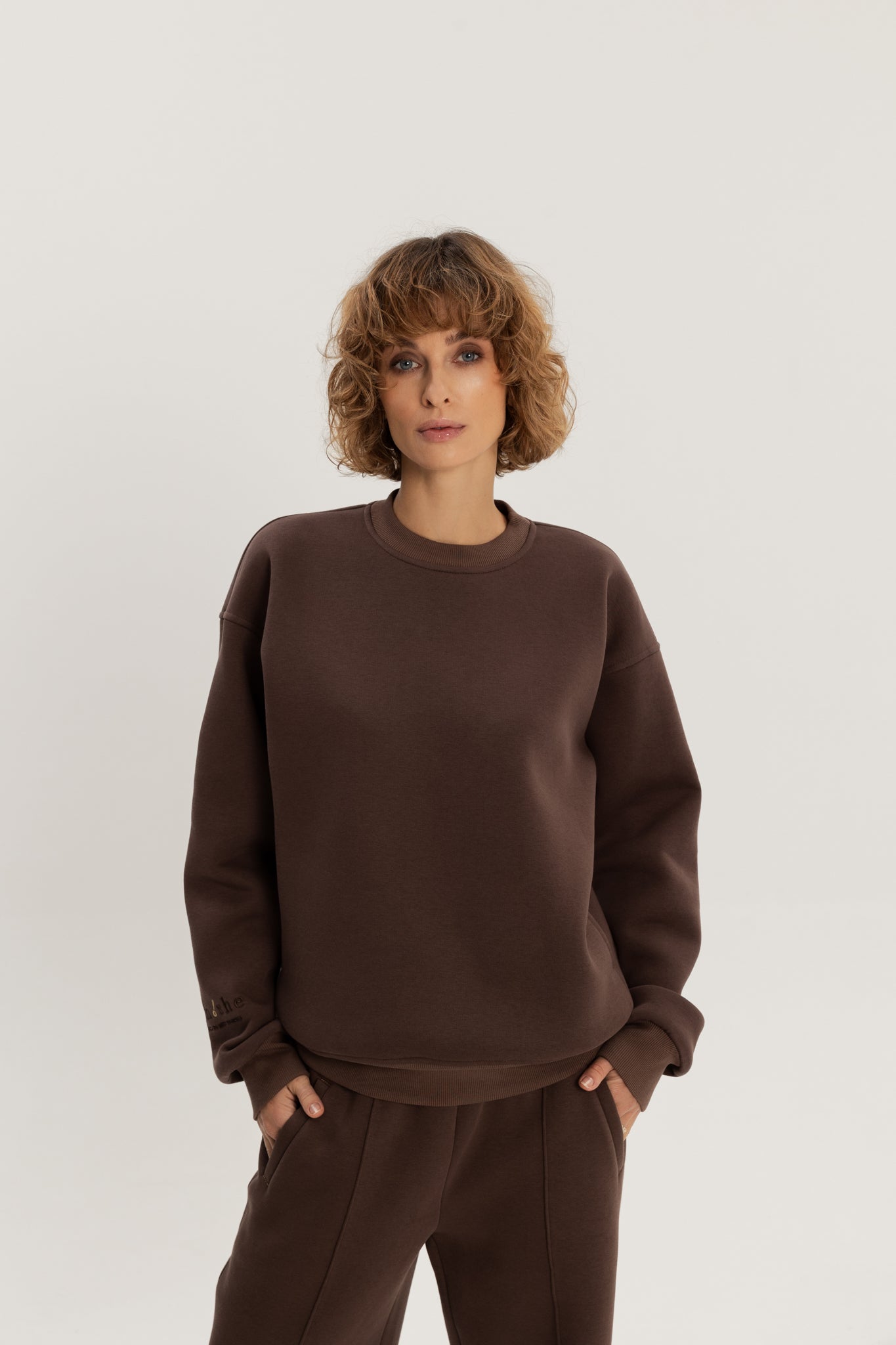 Stella Sweatshirt in Chocolate