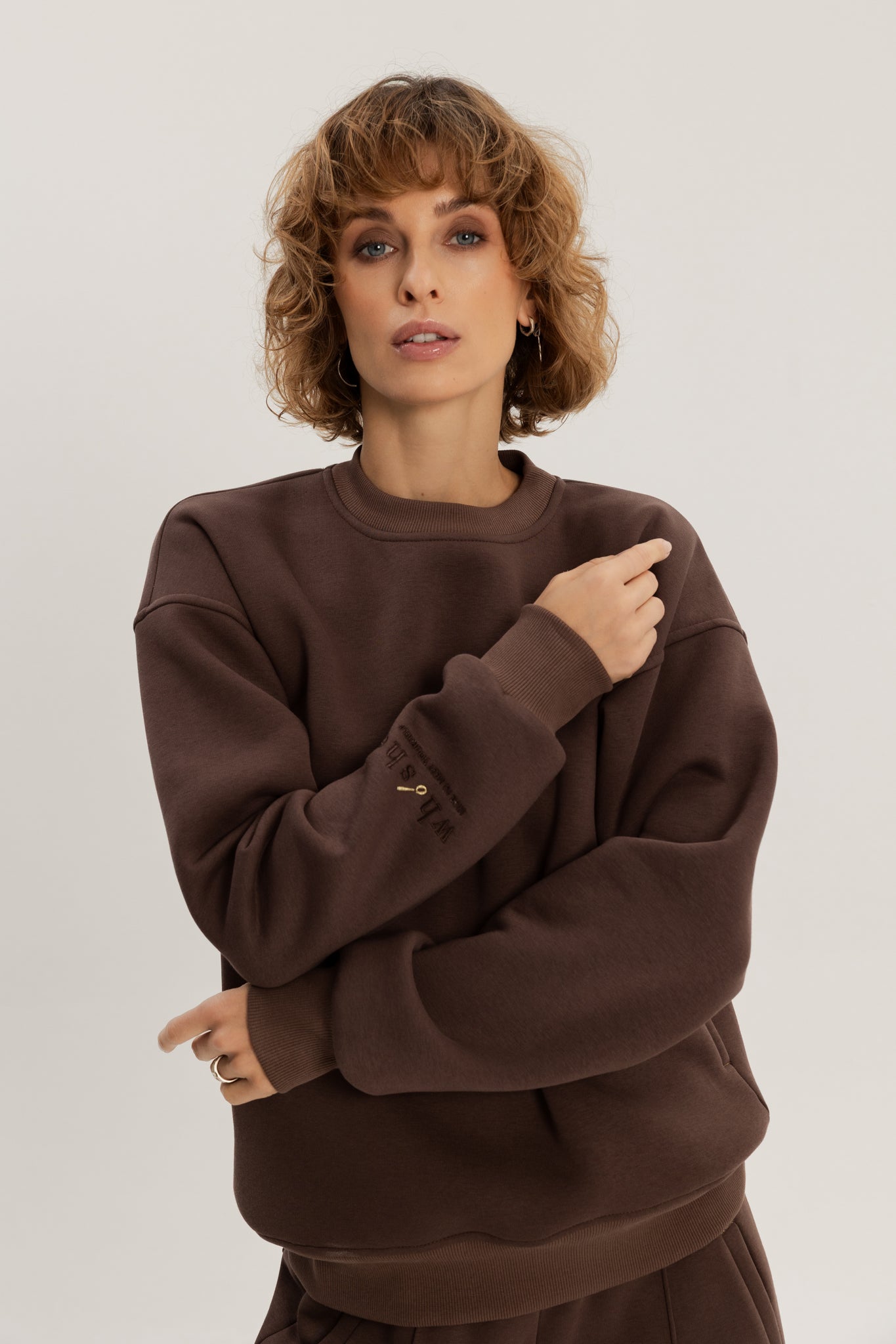 Stella Sweatshirt in Chocolate