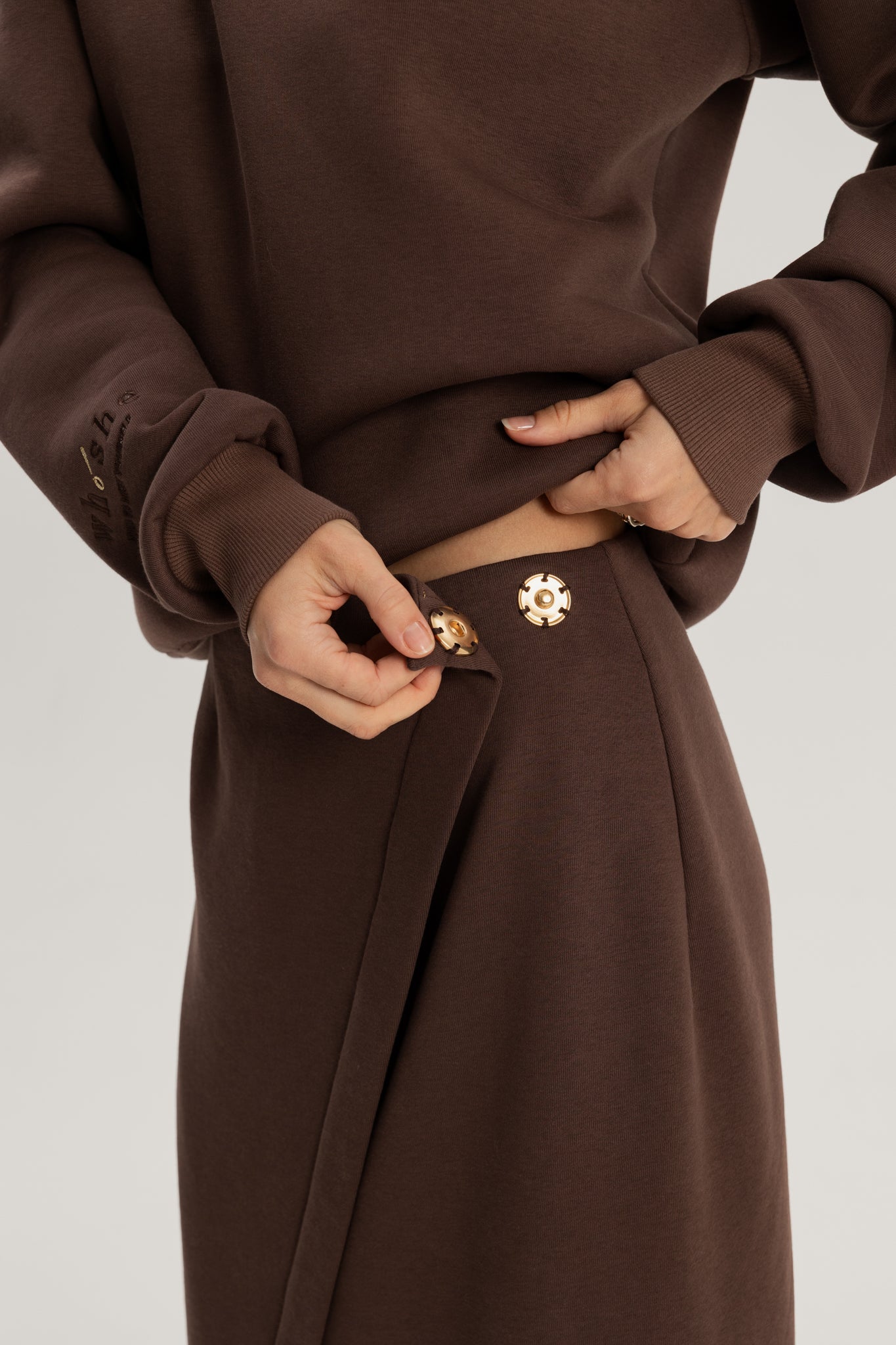 Skirt Unda in Chocolate