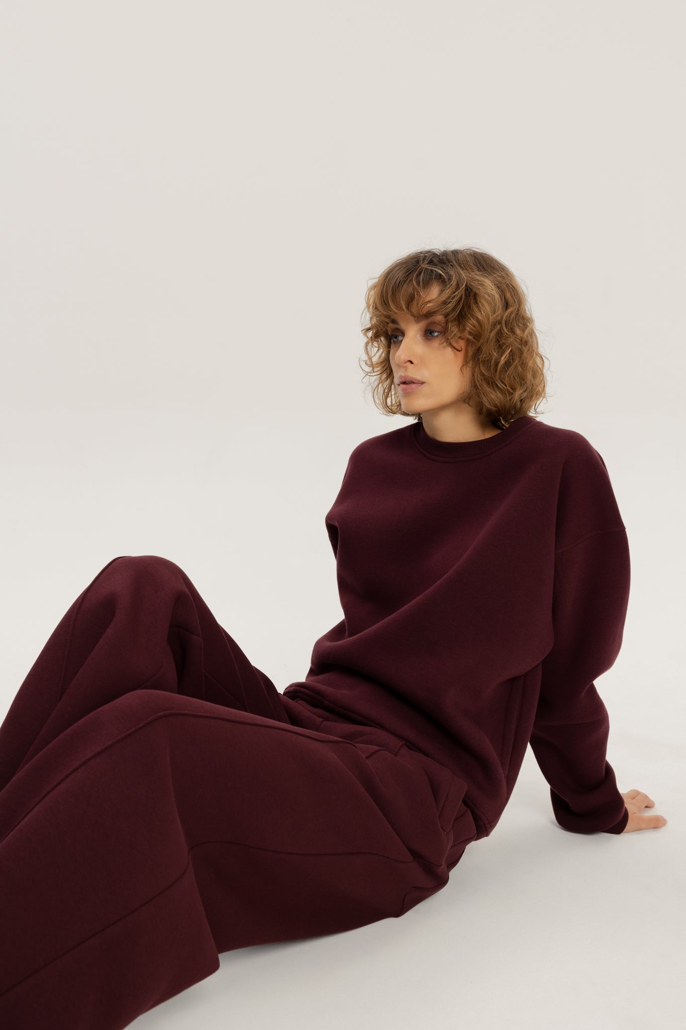 Stella Sweatshirt in Burgundy