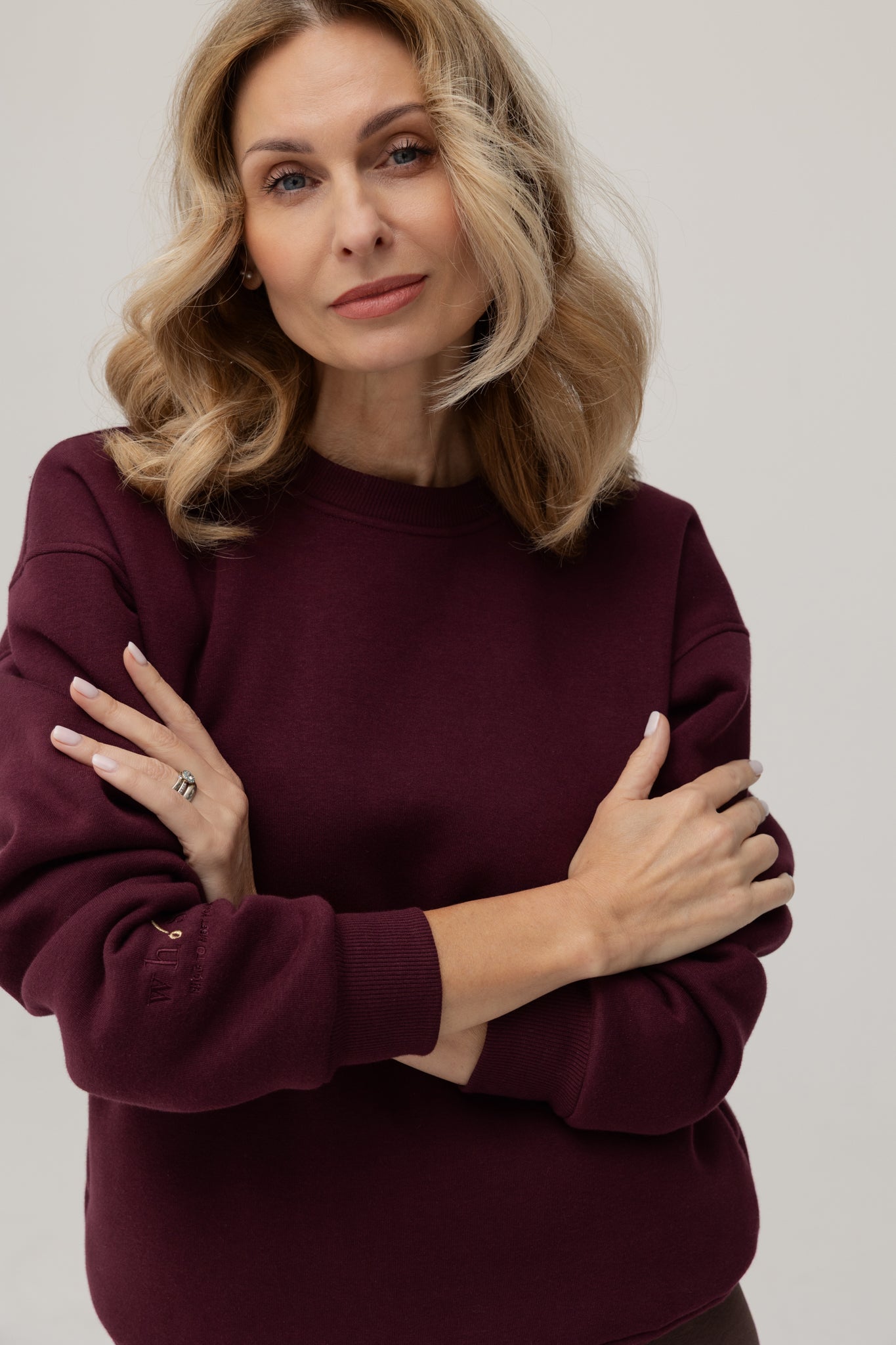 Stella Sweatshirt in Burgundy