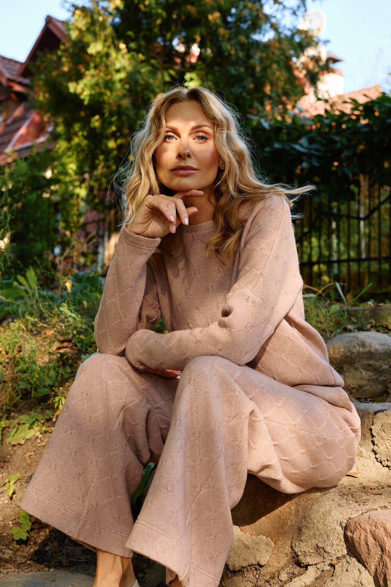 Loungewear Set in Dusty Pink