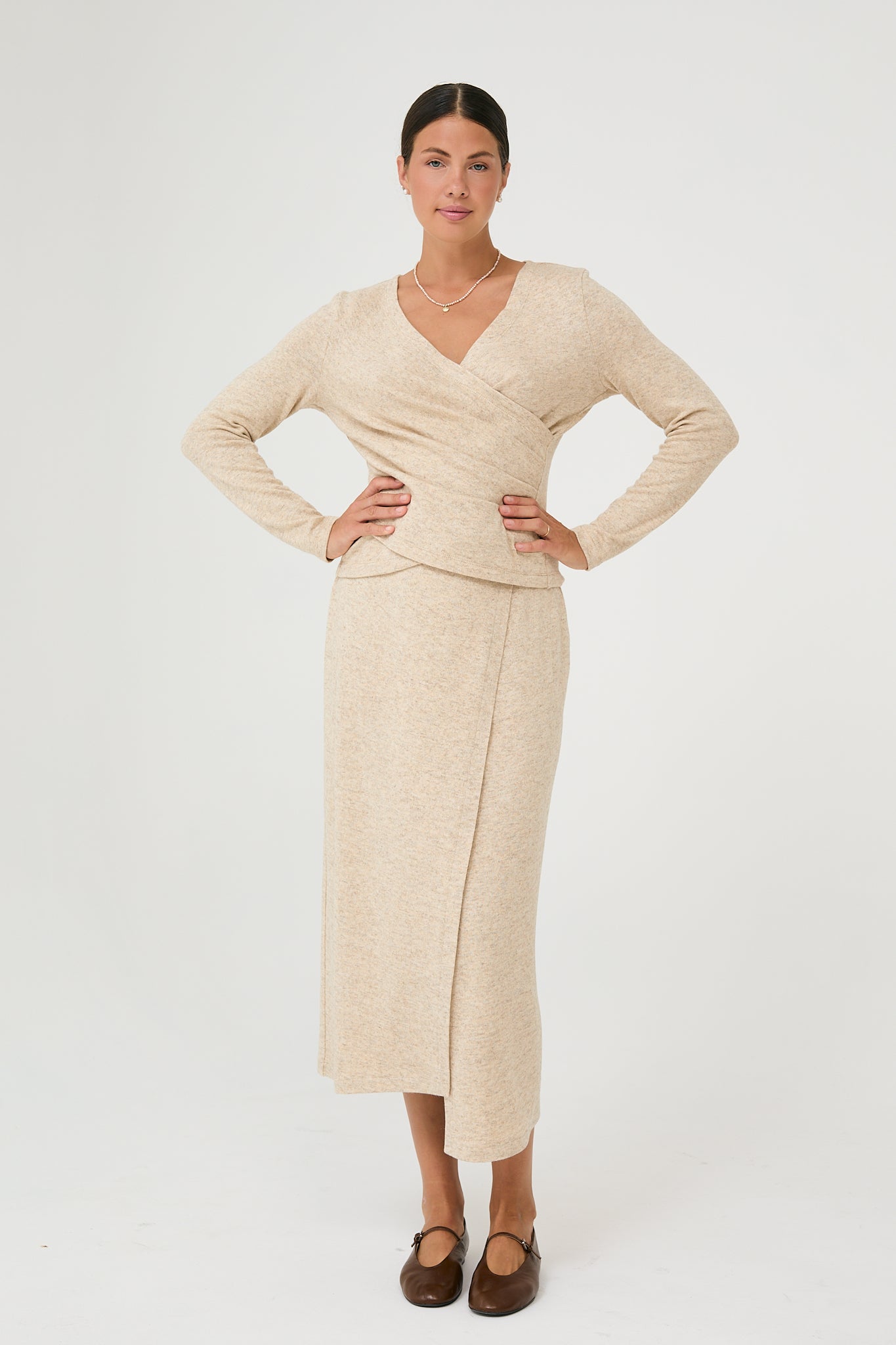 Skirt Avelia in Sand