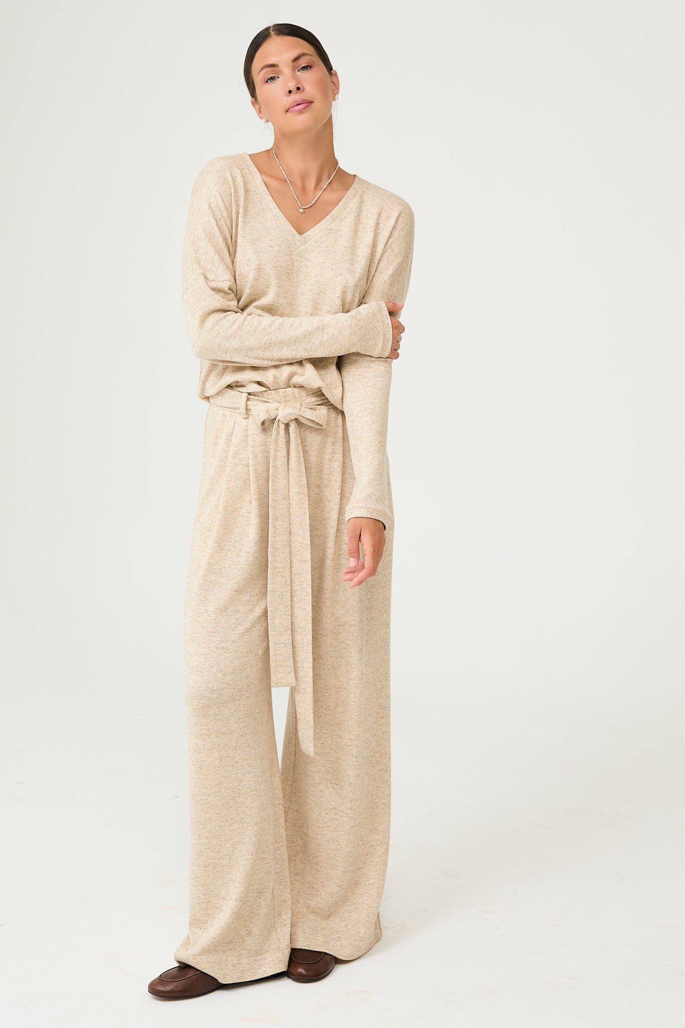 Lumen Pullover in Sand