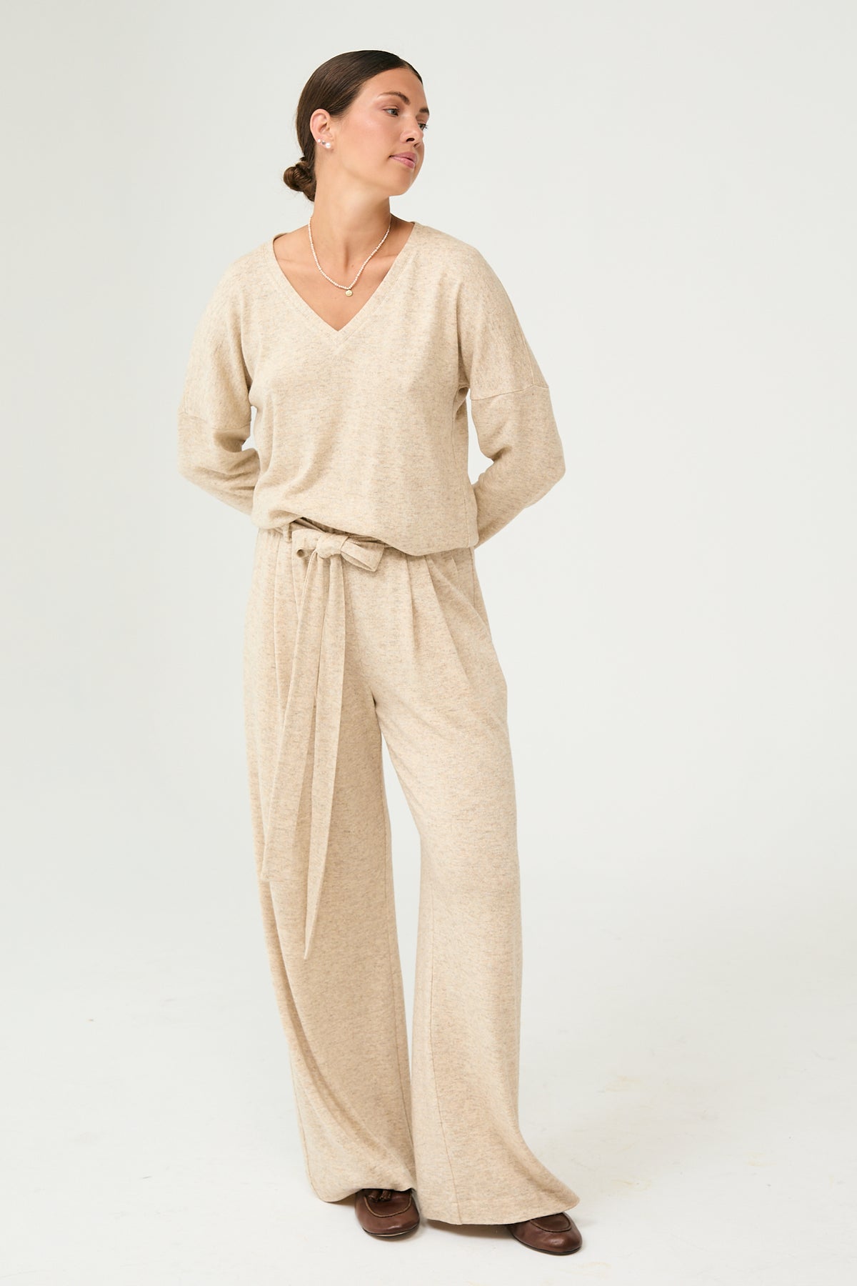 Lumen Pullover in Sand