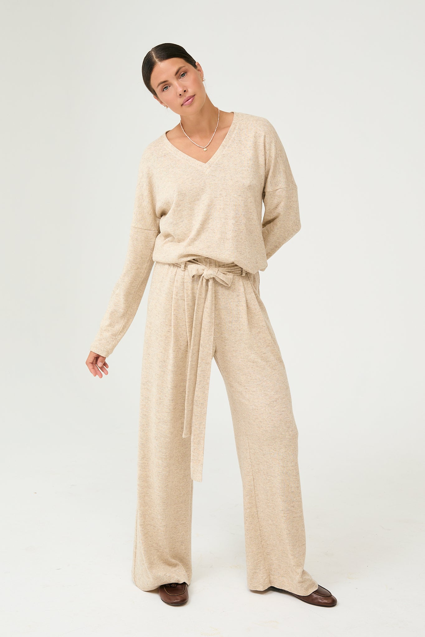 Lumen Pullover in Sand
