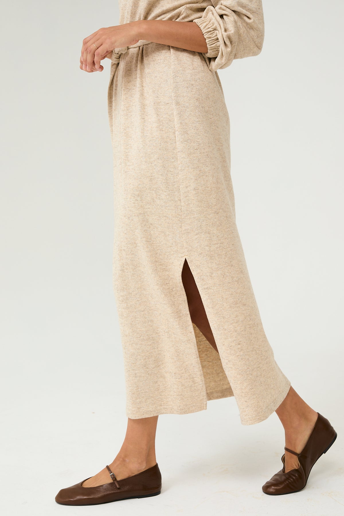 Aurum Midi Dress in Sand