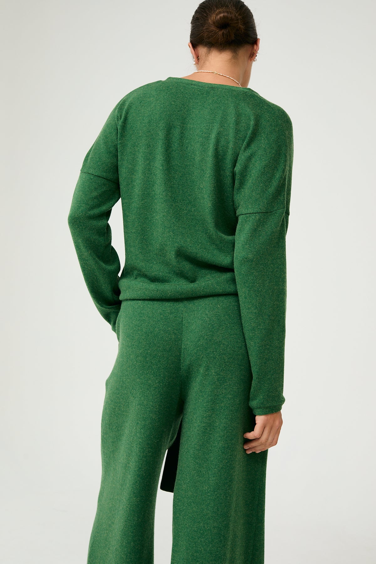 Lumen Pullover in Emerald Green