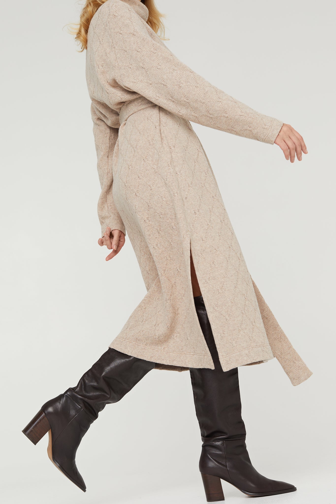 Molliti Midi Dress in Sand