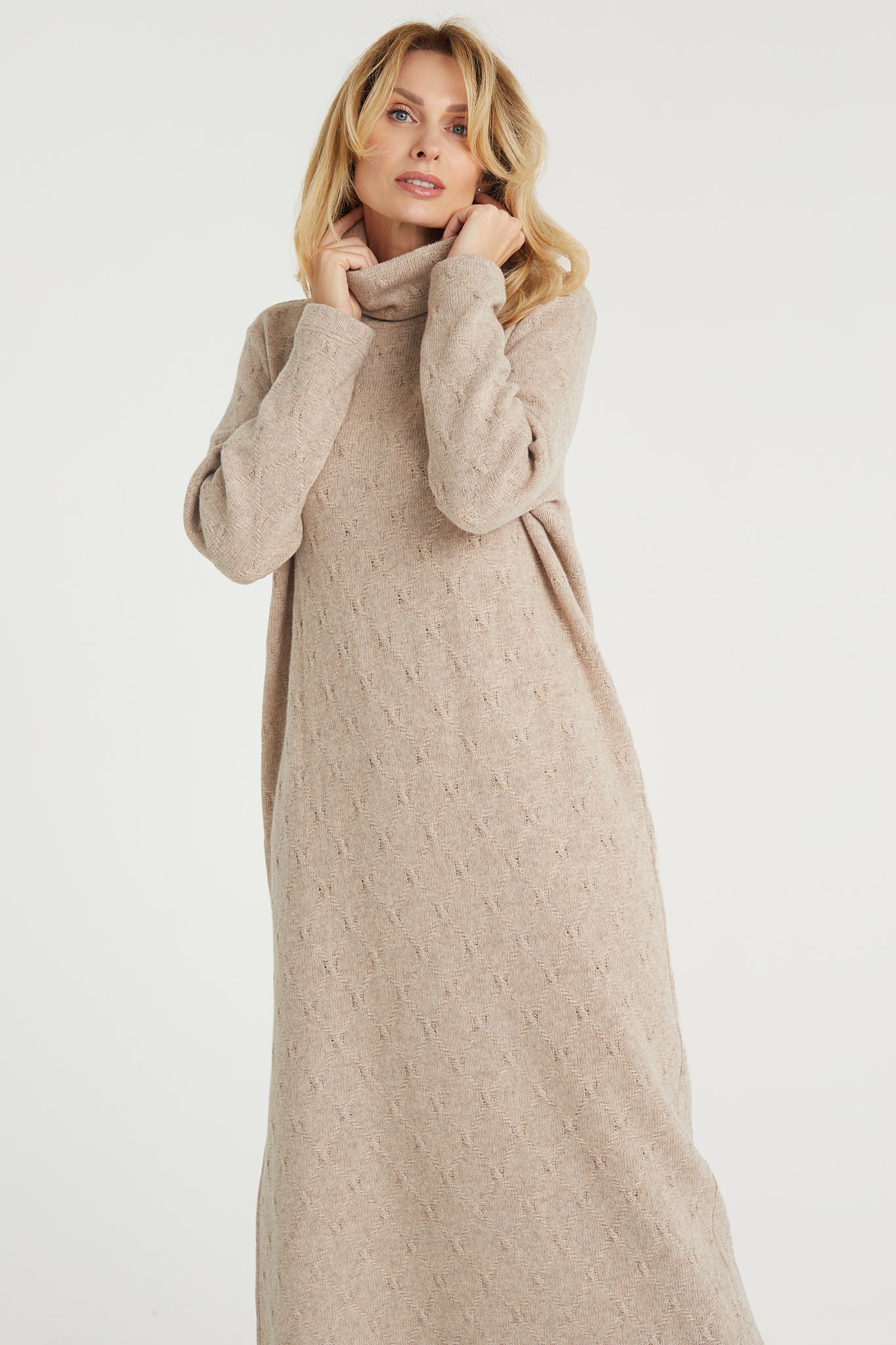 Molliti Midi Dress in Sand