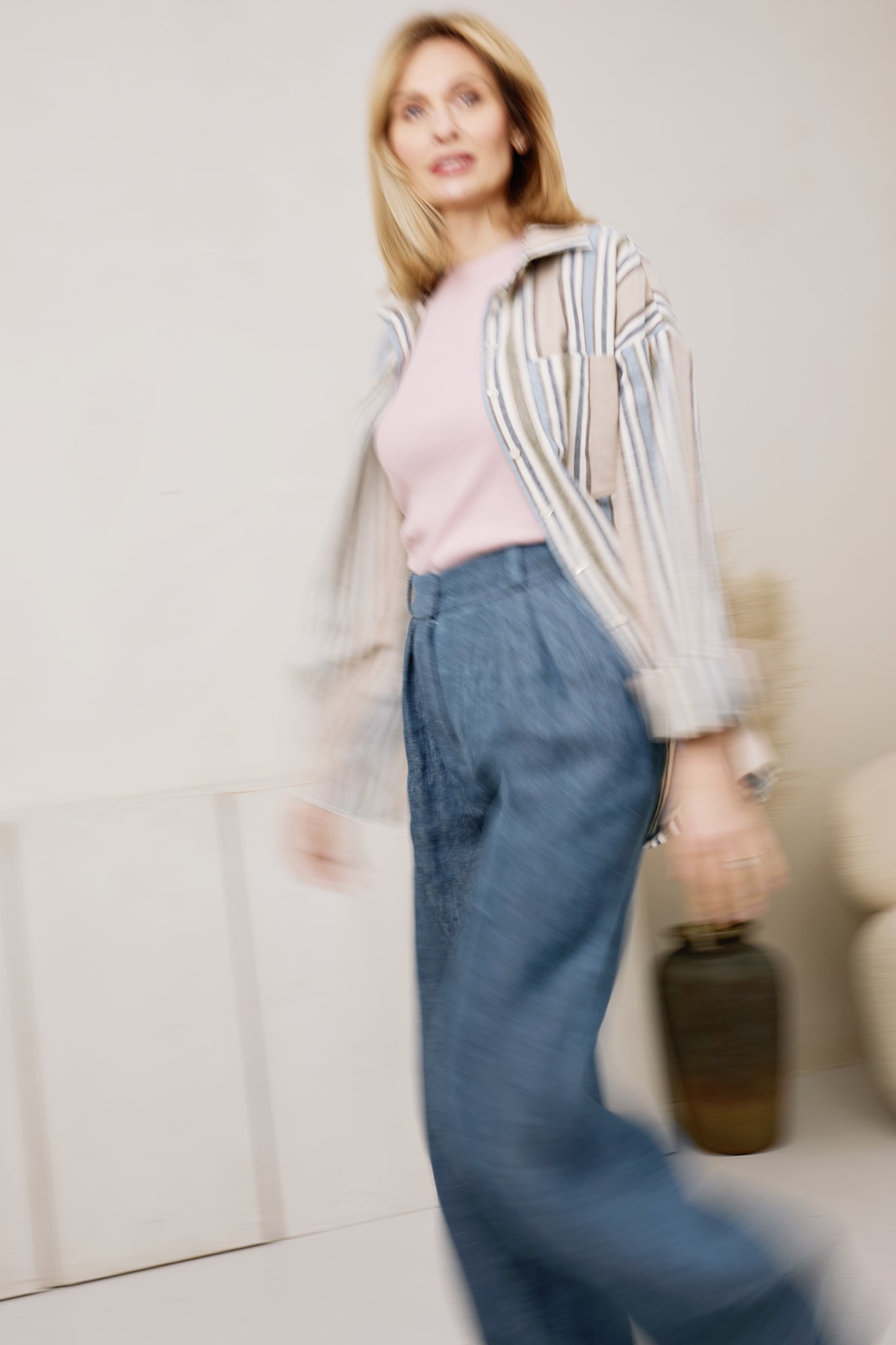Denora Pants in Blue