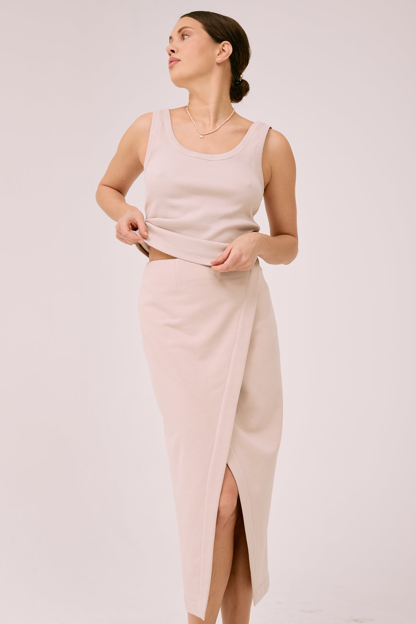 Skirt Unda in Creamy
