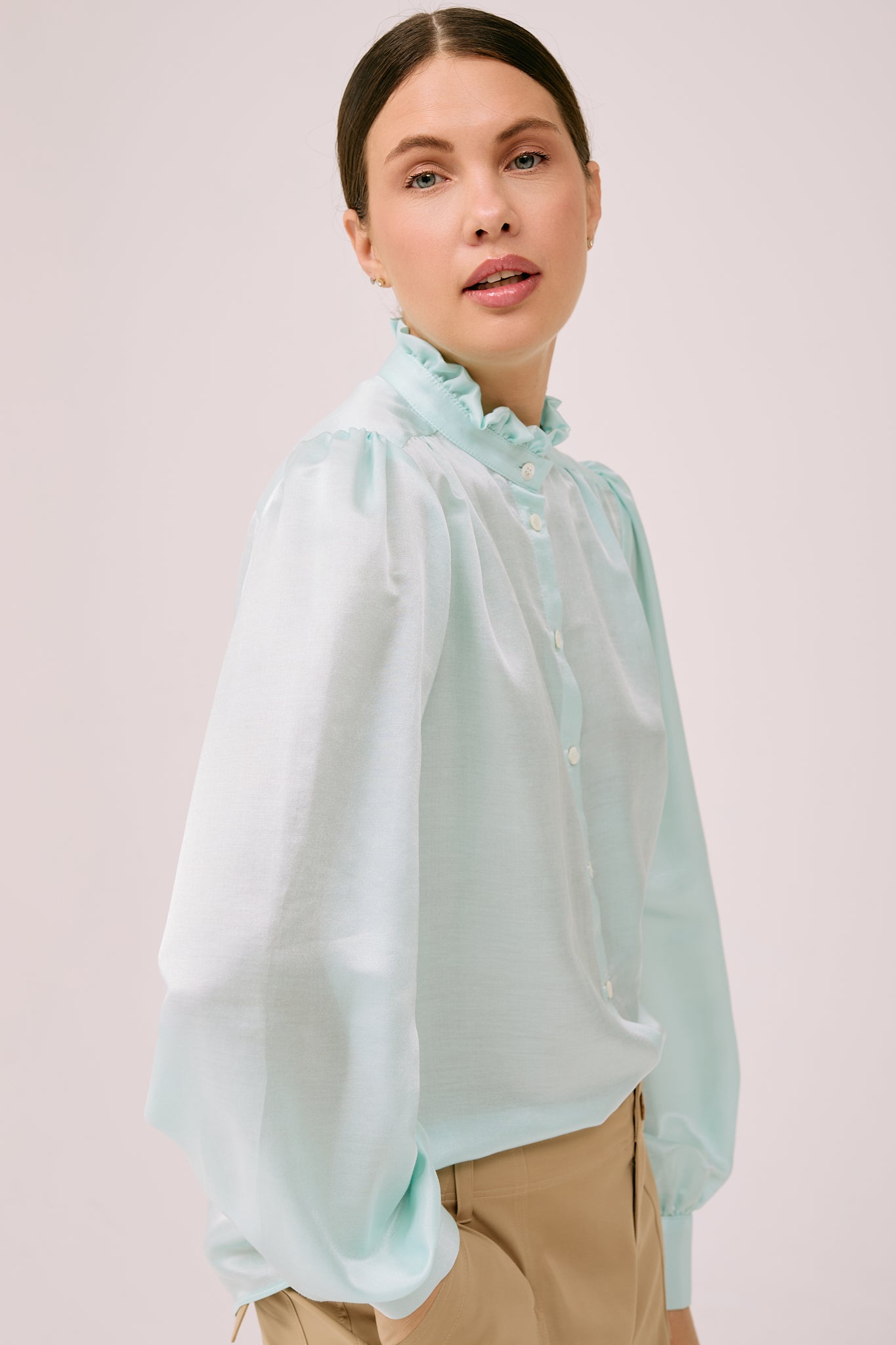 Blouse Aura - Mint colour