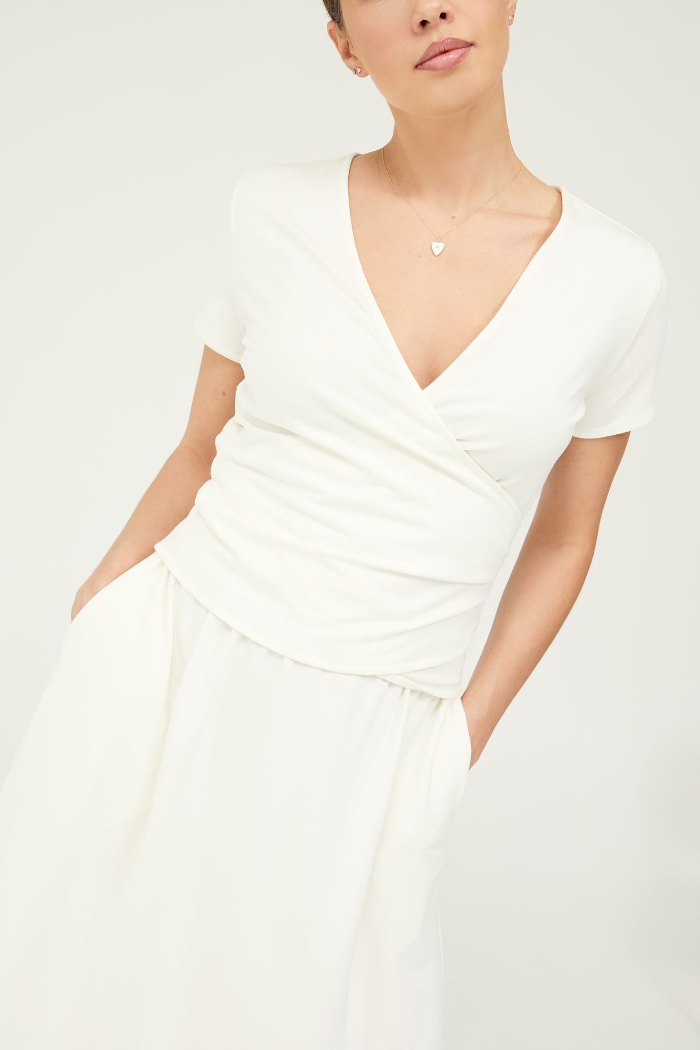 Marilla Blouse in Ivory White