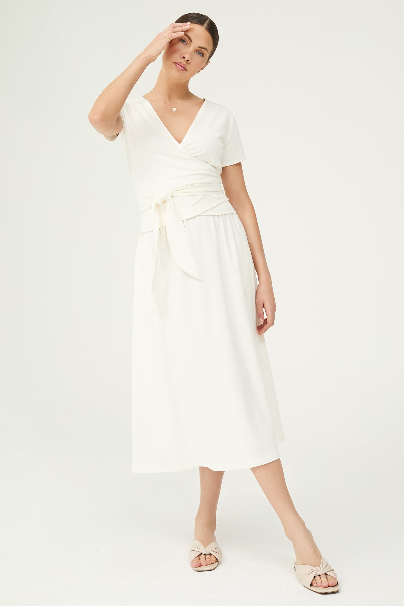 Marilla Blouse in Ivory White