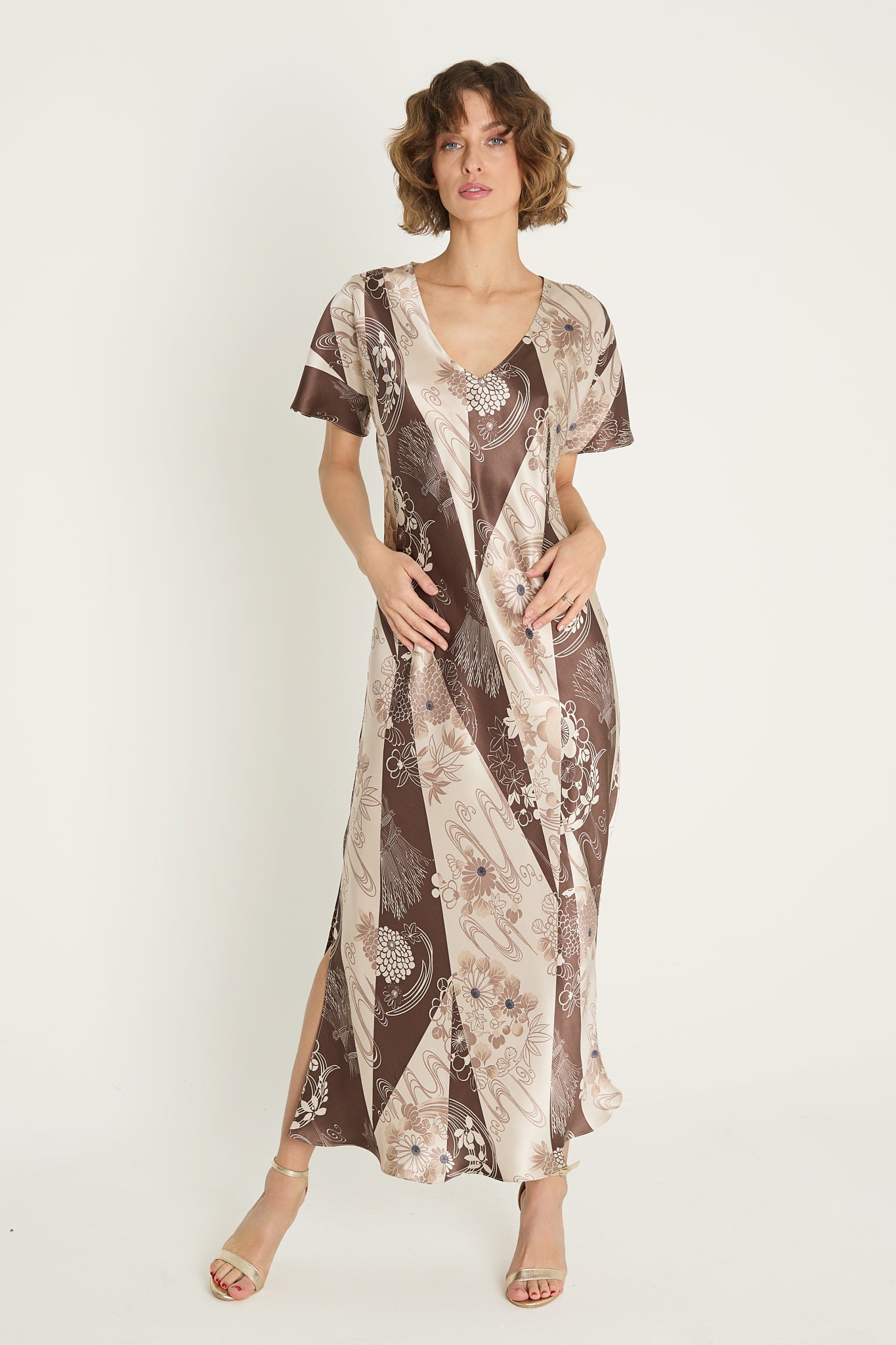 Carlina dress in multicolour