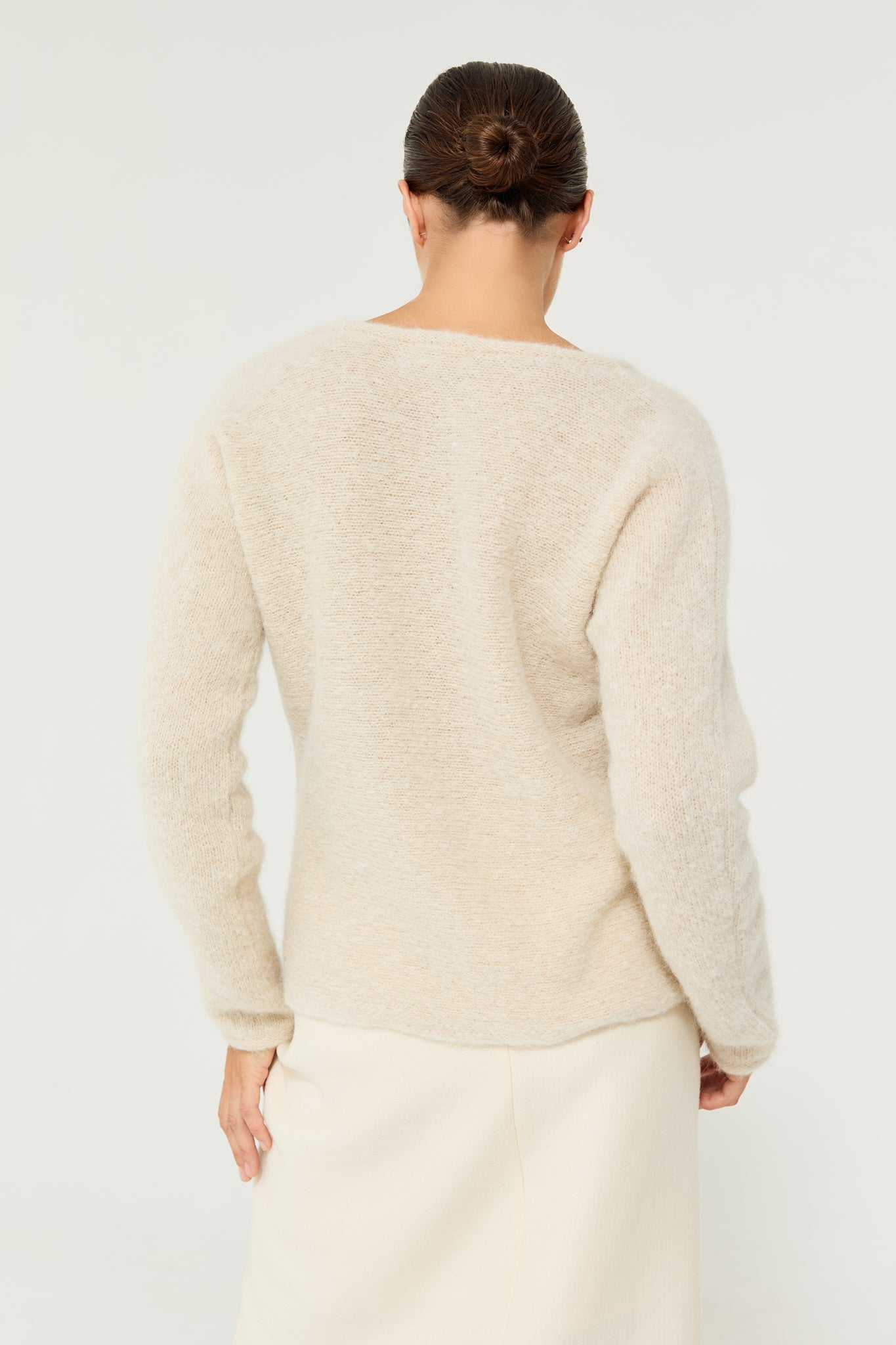 Calor Pullover in Ivory White