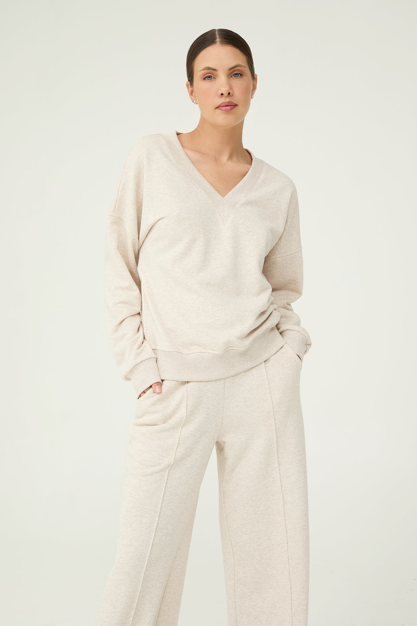 Loungewear Set in Ivory White