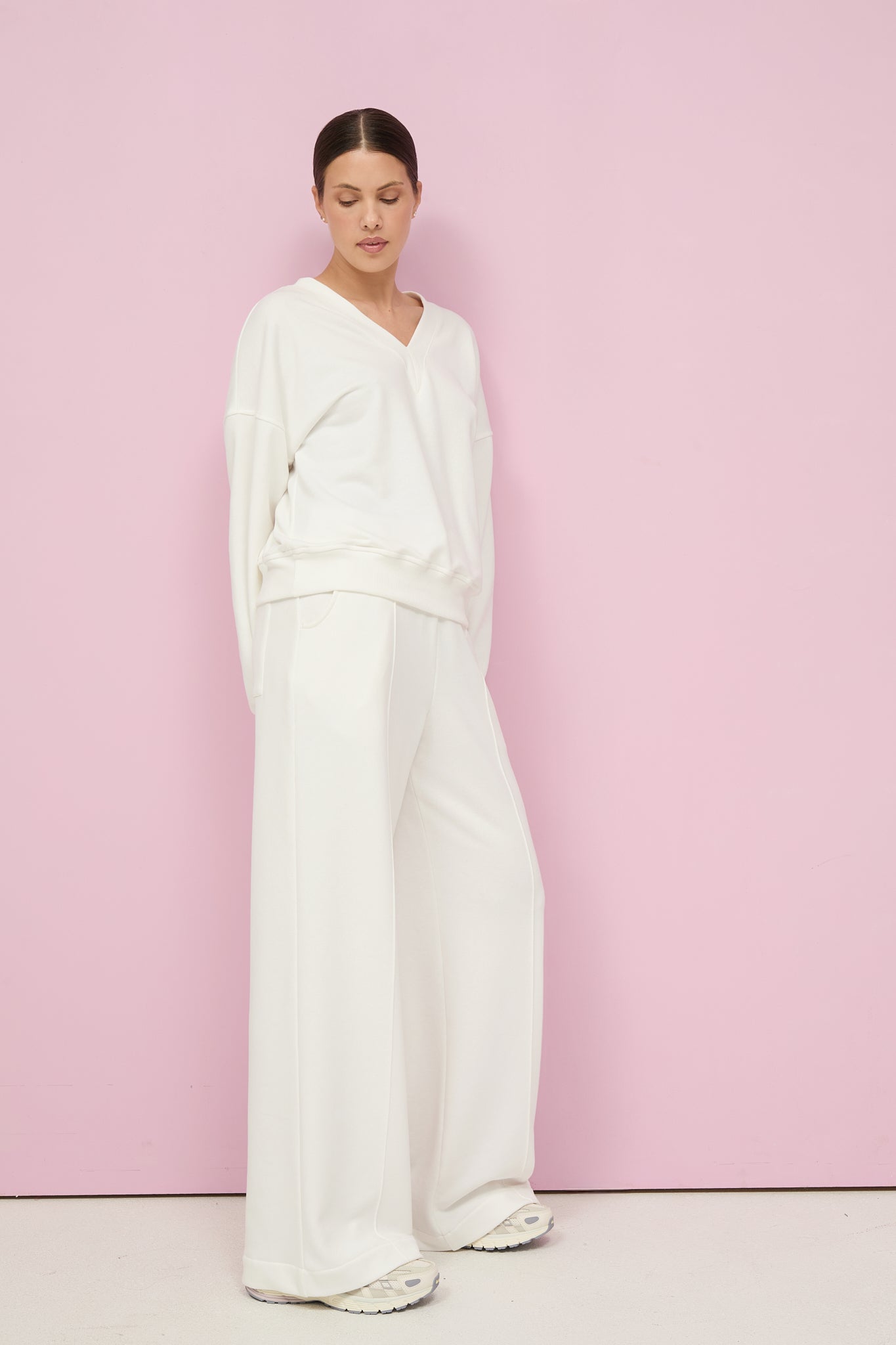 Loungewear Set in Ivory White