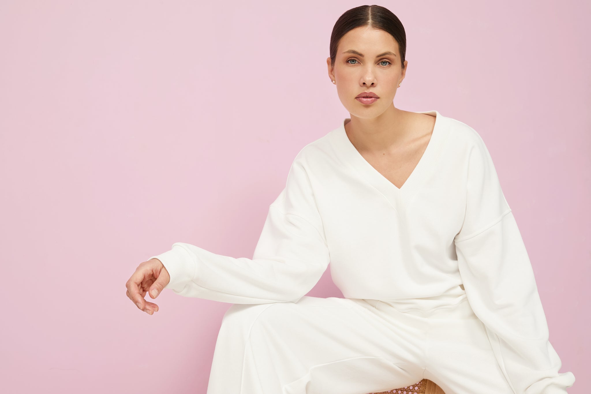 Silens pullover in Ivory White