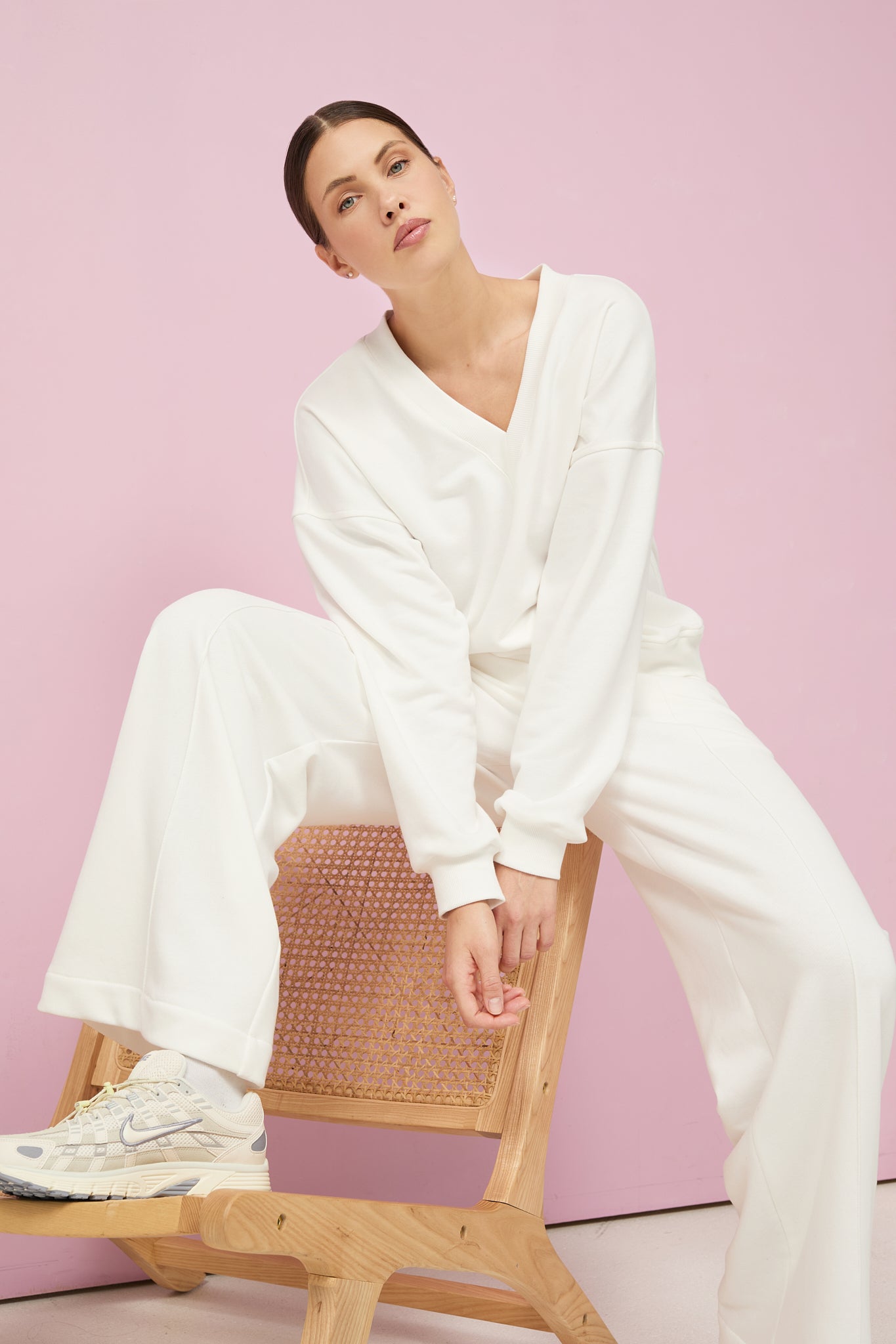 Loungewear Set in Ivory White