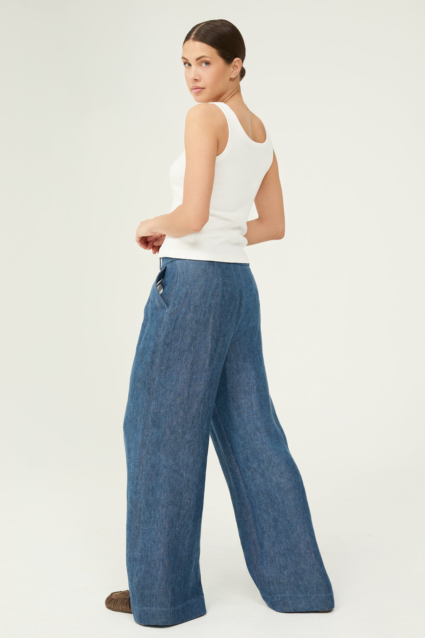 Denora Pants in Blue