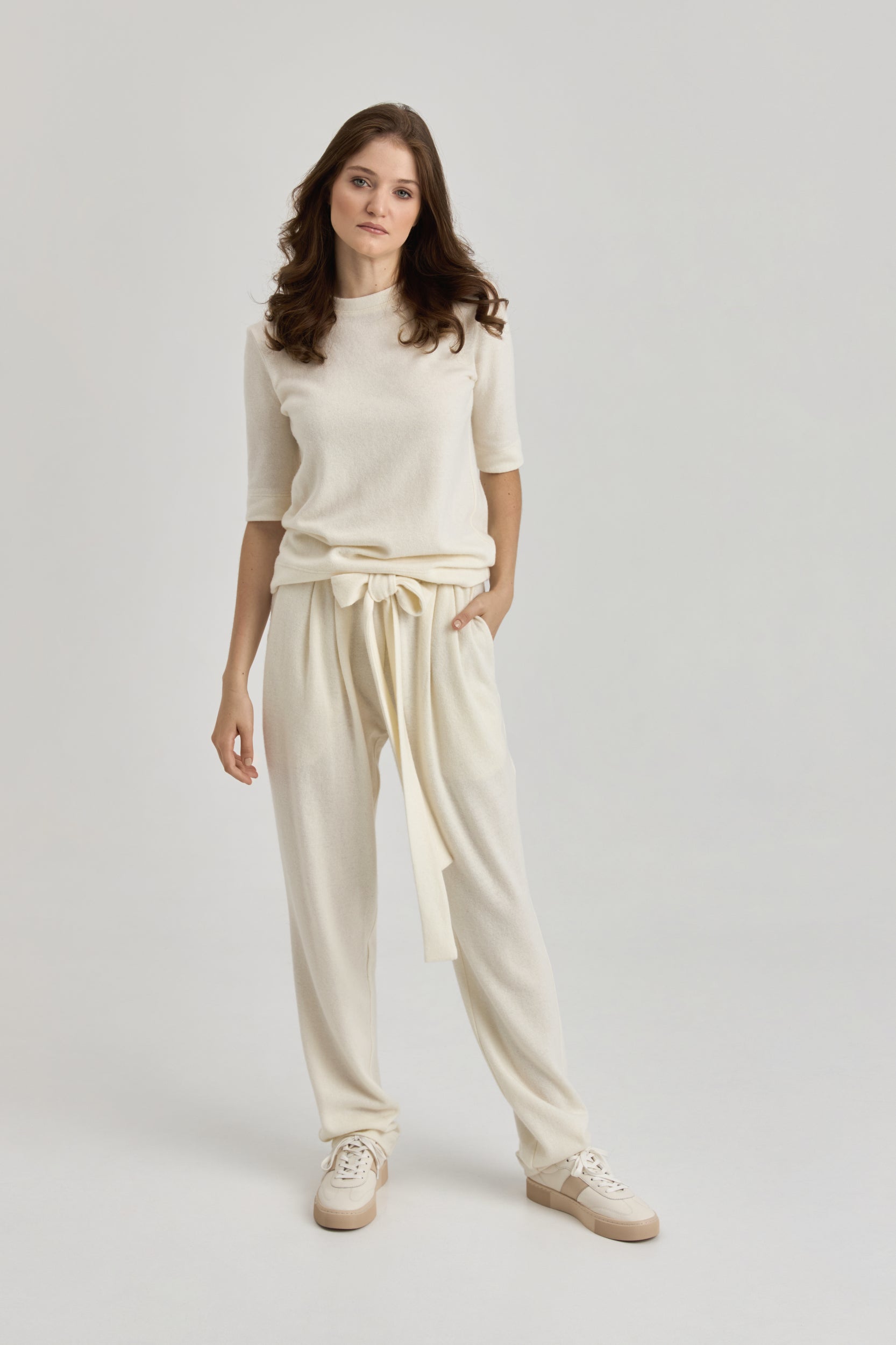 Loungewear Set in Ivory White