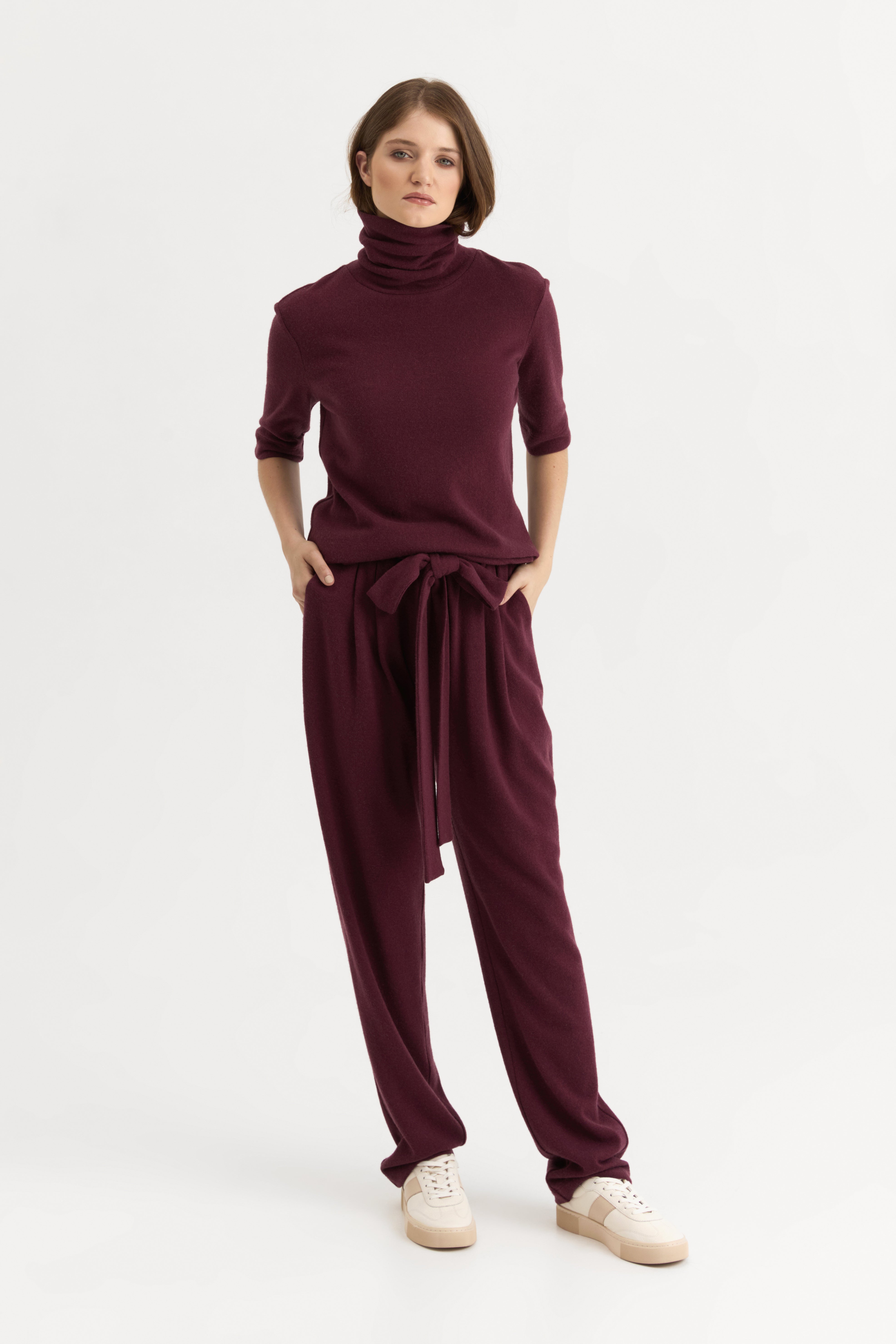 Loungewear Set in Burgundy