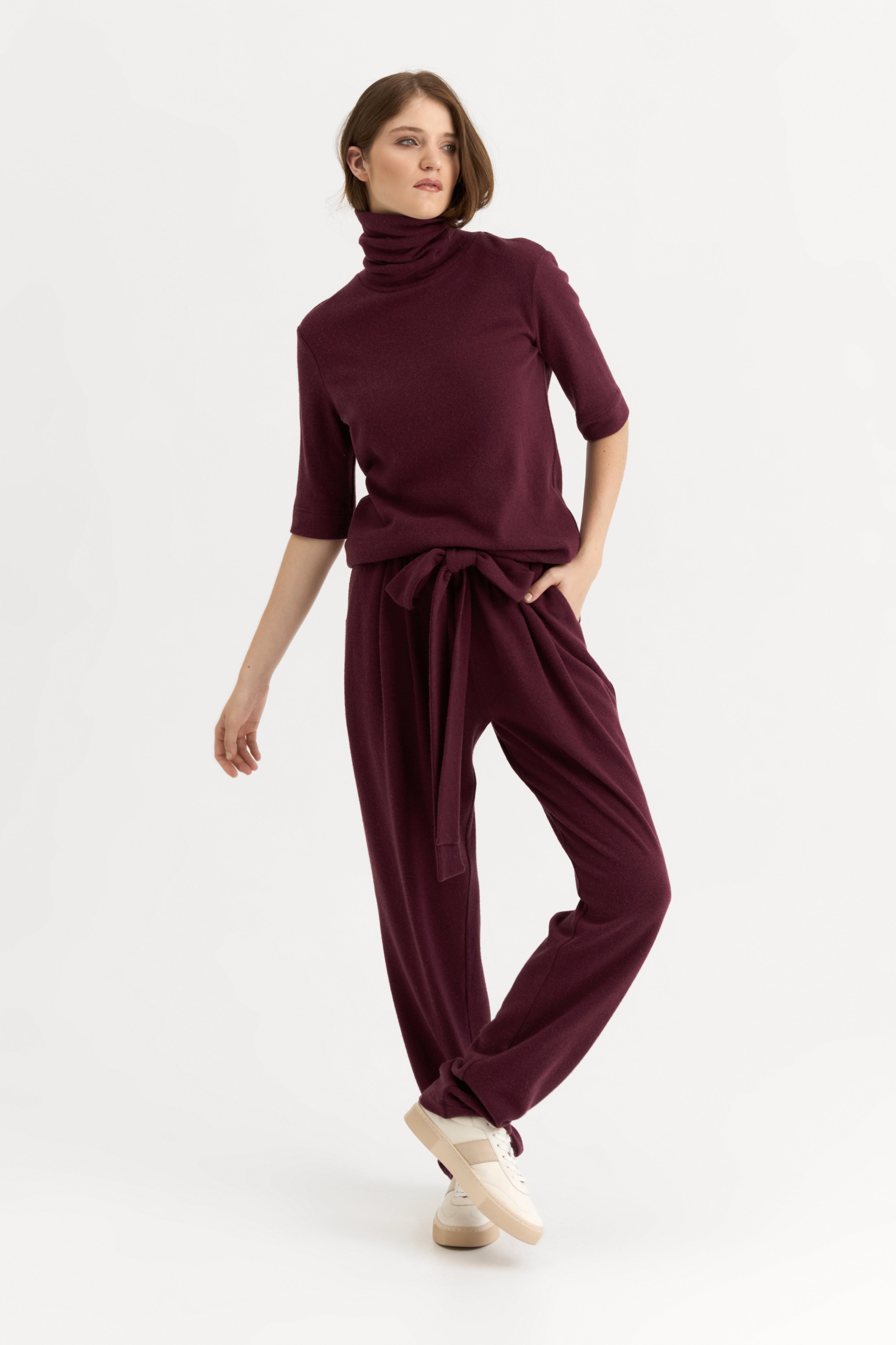 Loungewear Set in Burgundy