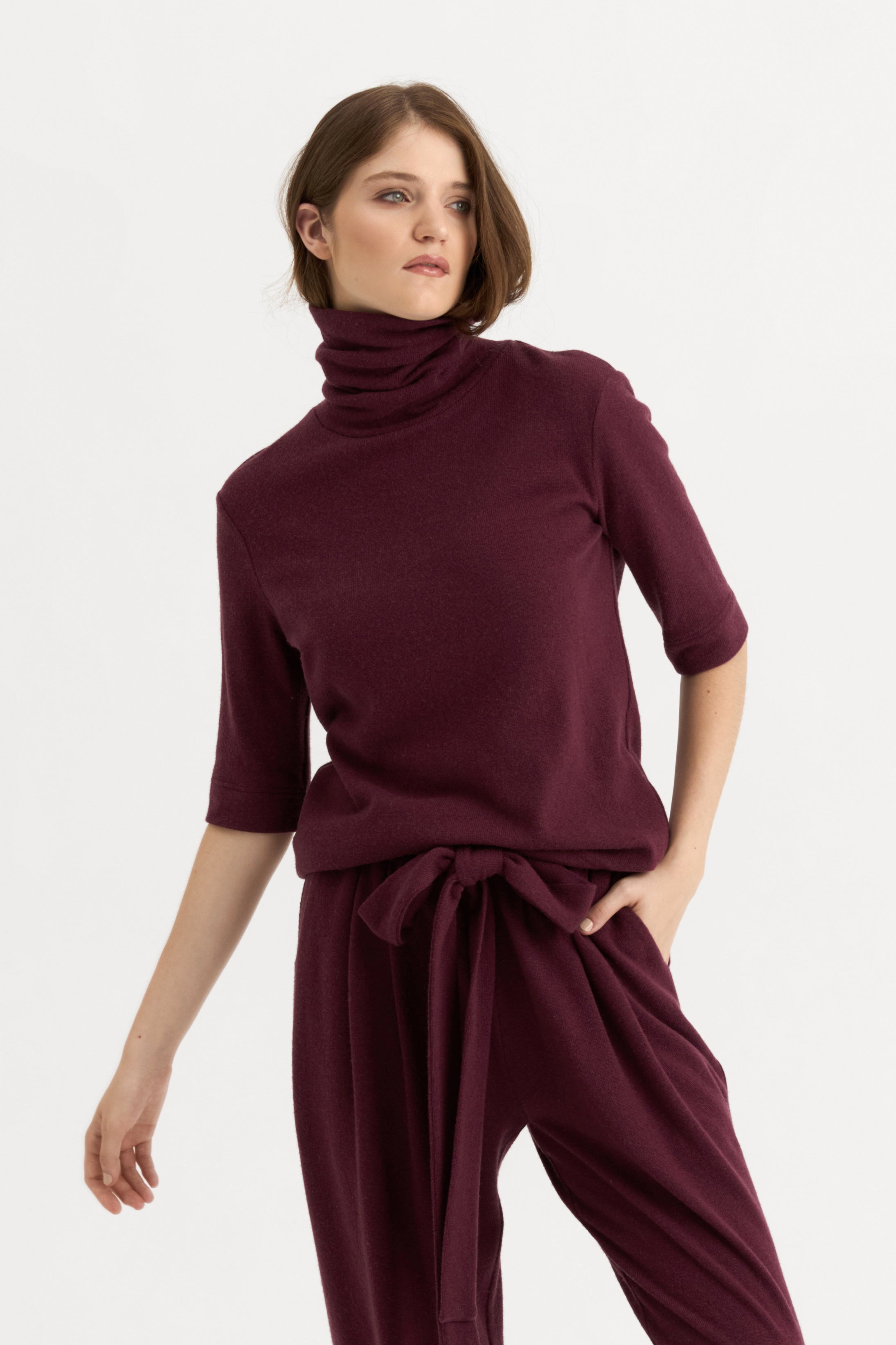 Loungewear Set in Burgundy