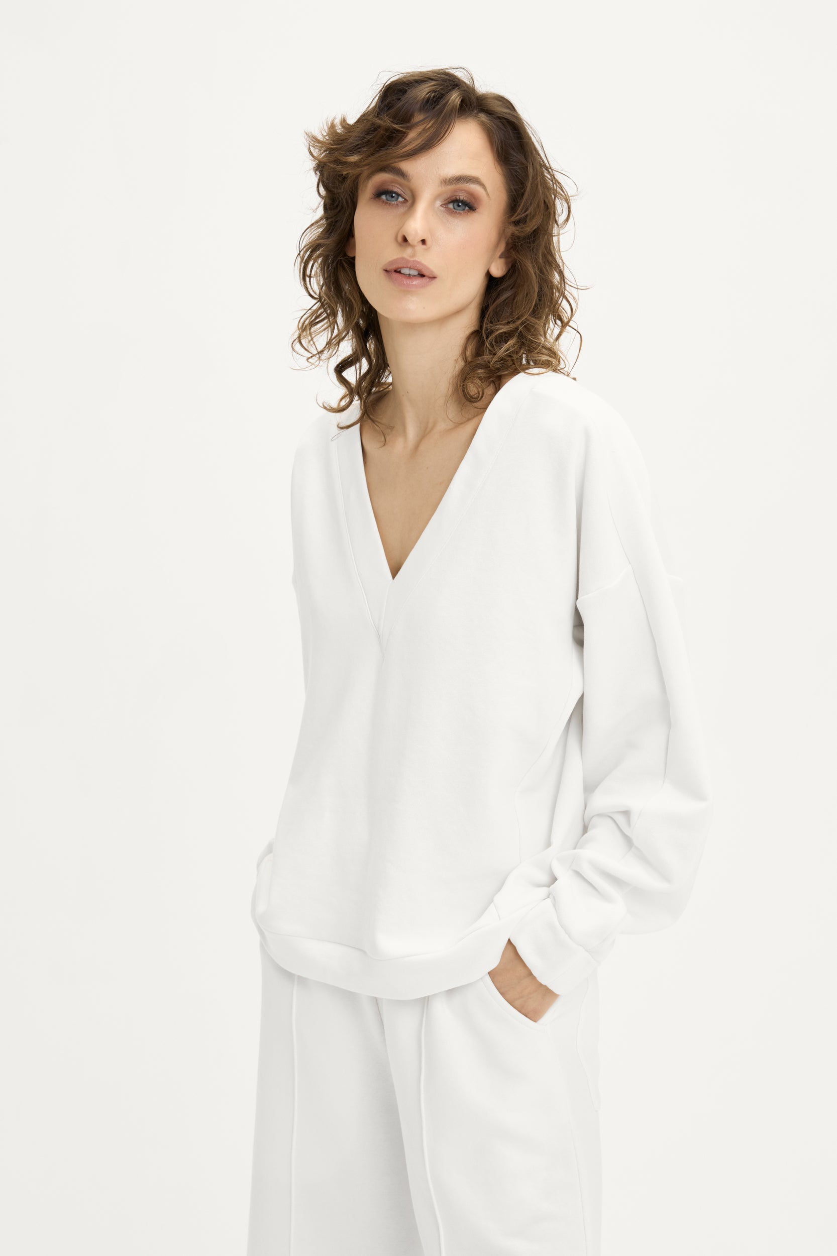 Loungewear Set in Ivory White