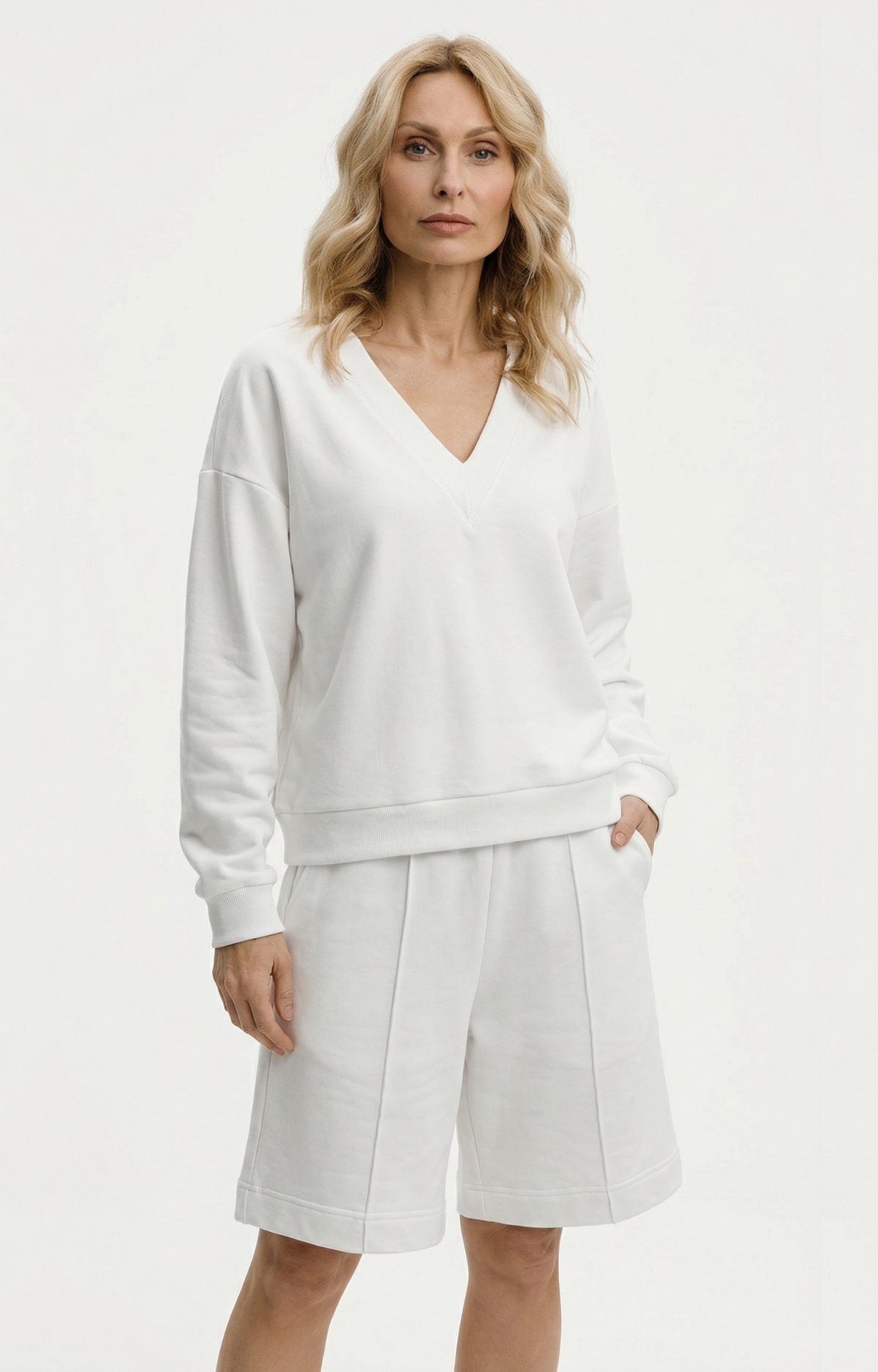 Loungewear Set in Ivory White