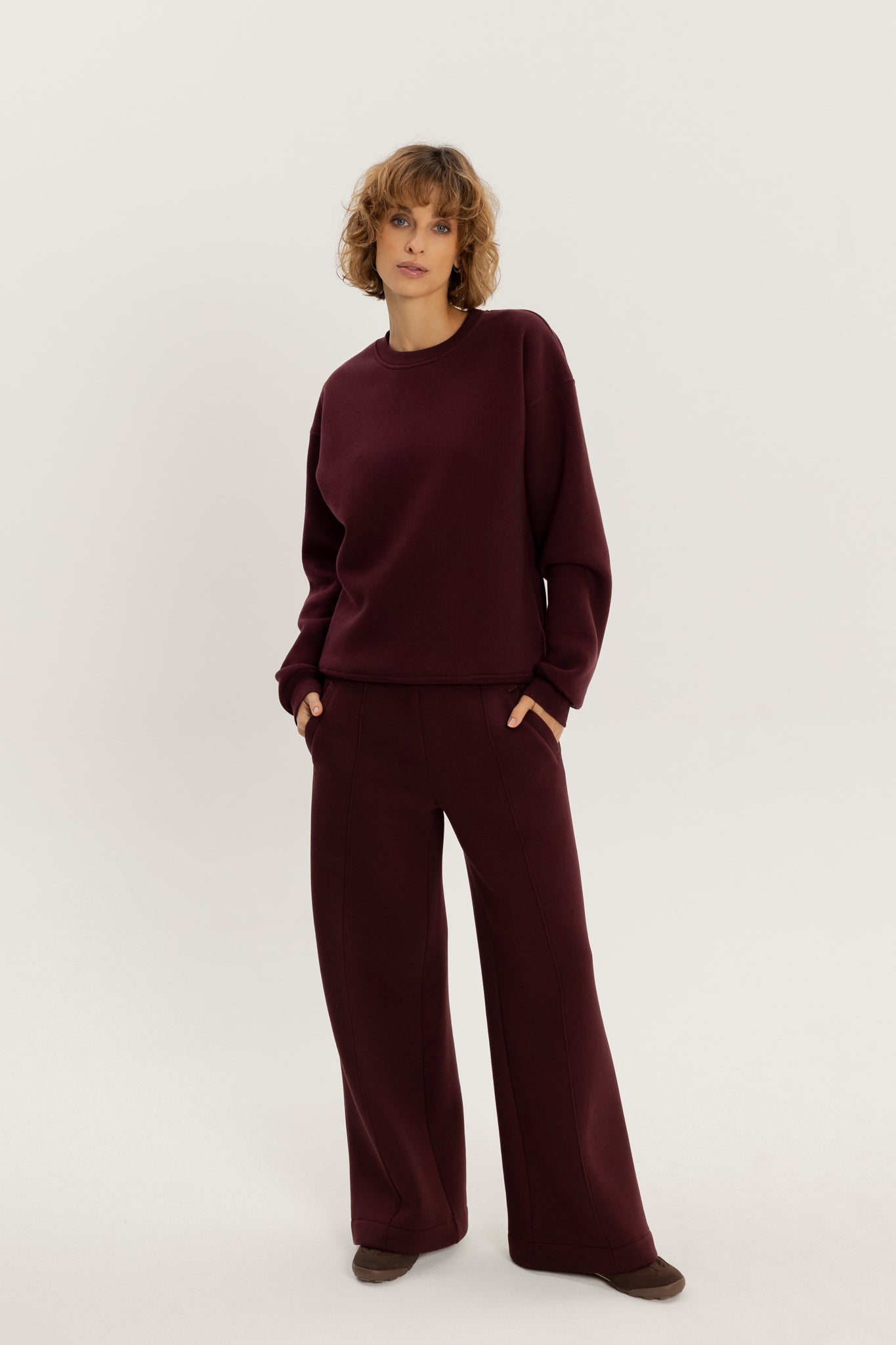 Loungewear Set in Burgundy