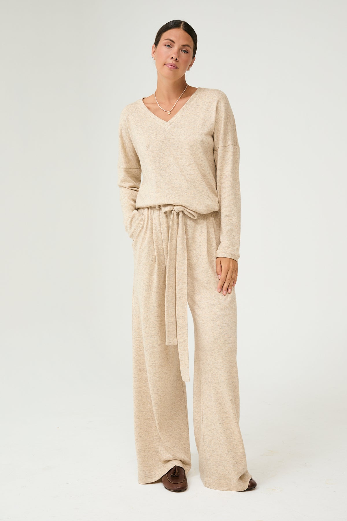 Lumen Pullover in Sand