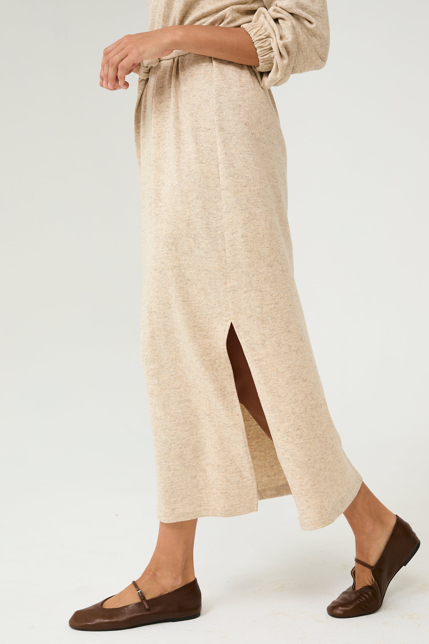 Aurum Midi Dress in Sand
