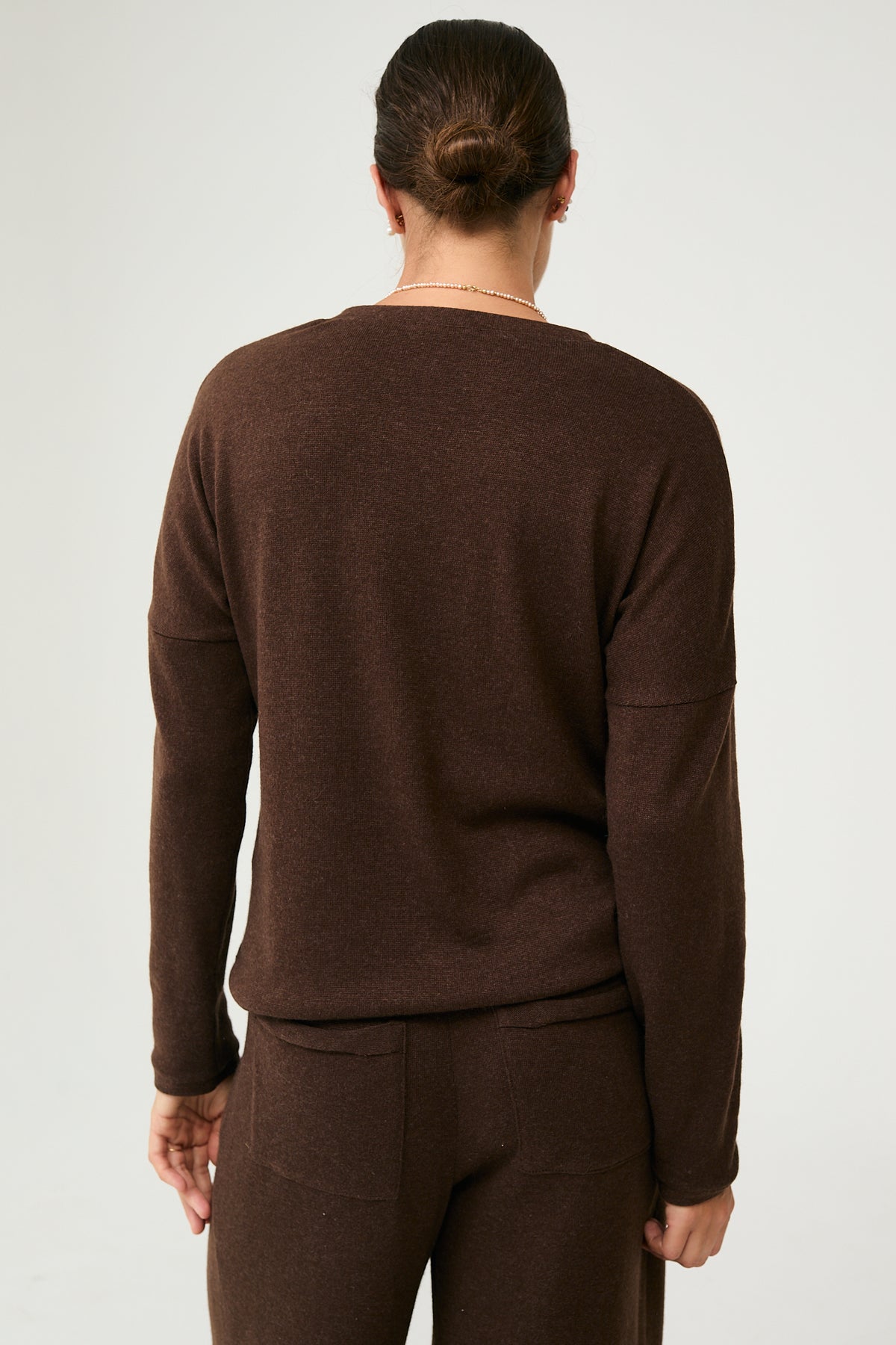 Lumen Pullover in Chocolate