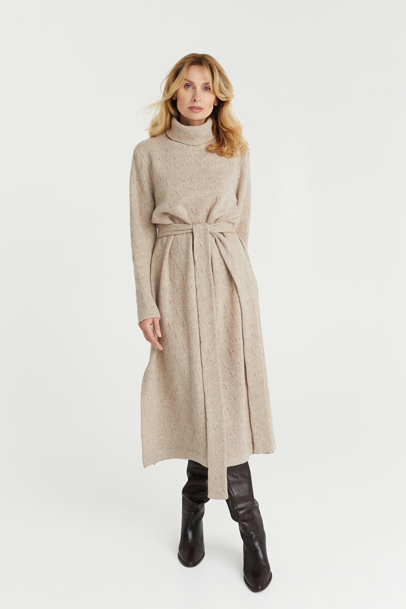 Molliti Midi Dress in Sand