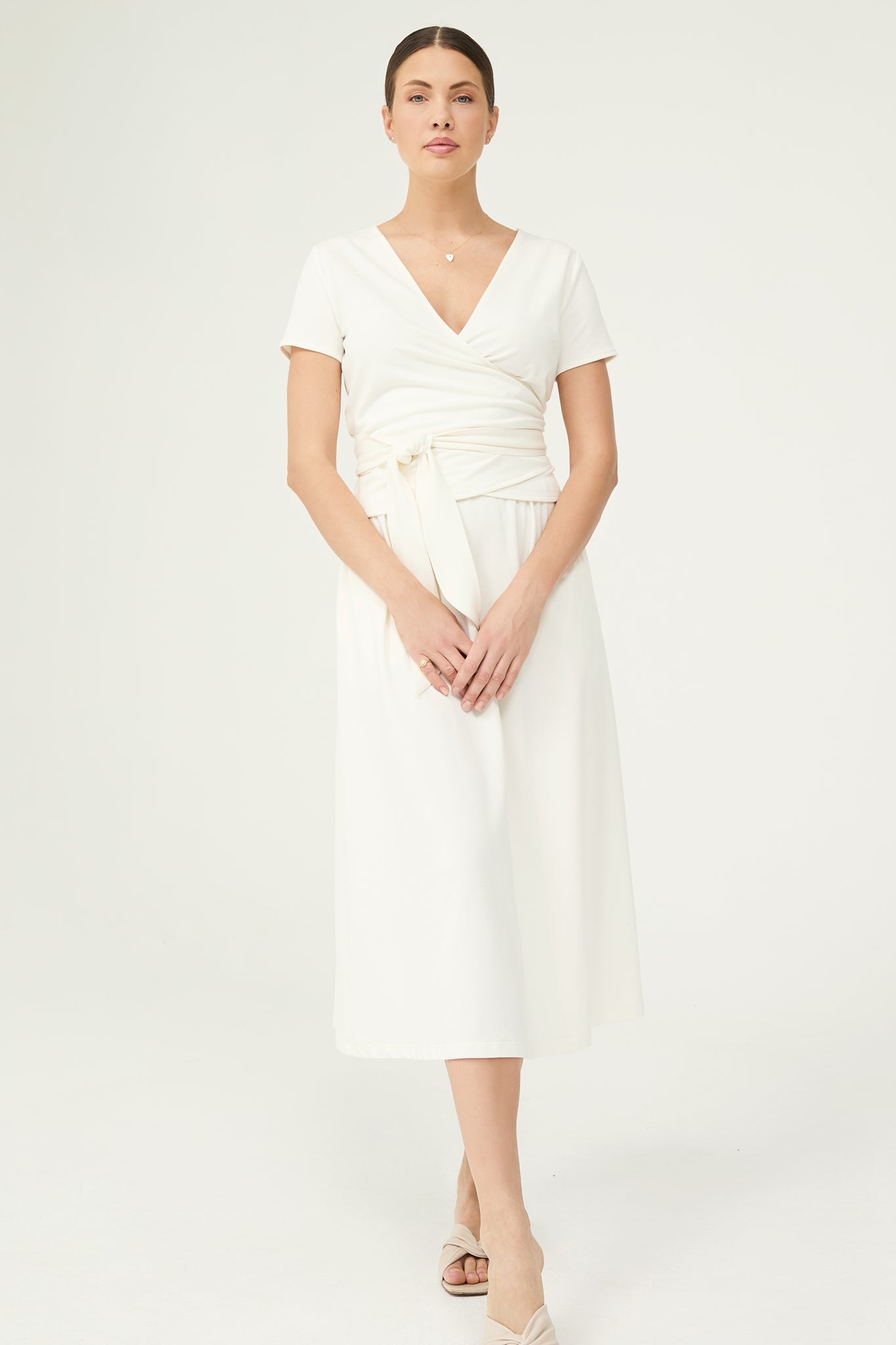 Marilla Blouse in Ivory White
