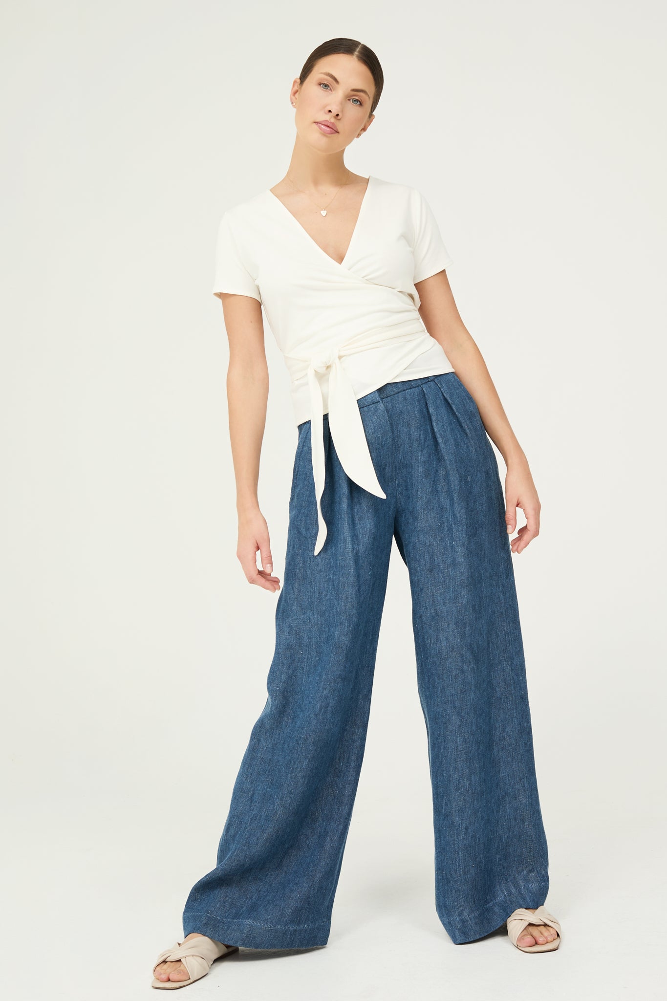 Marilla Blouse in Ivory White